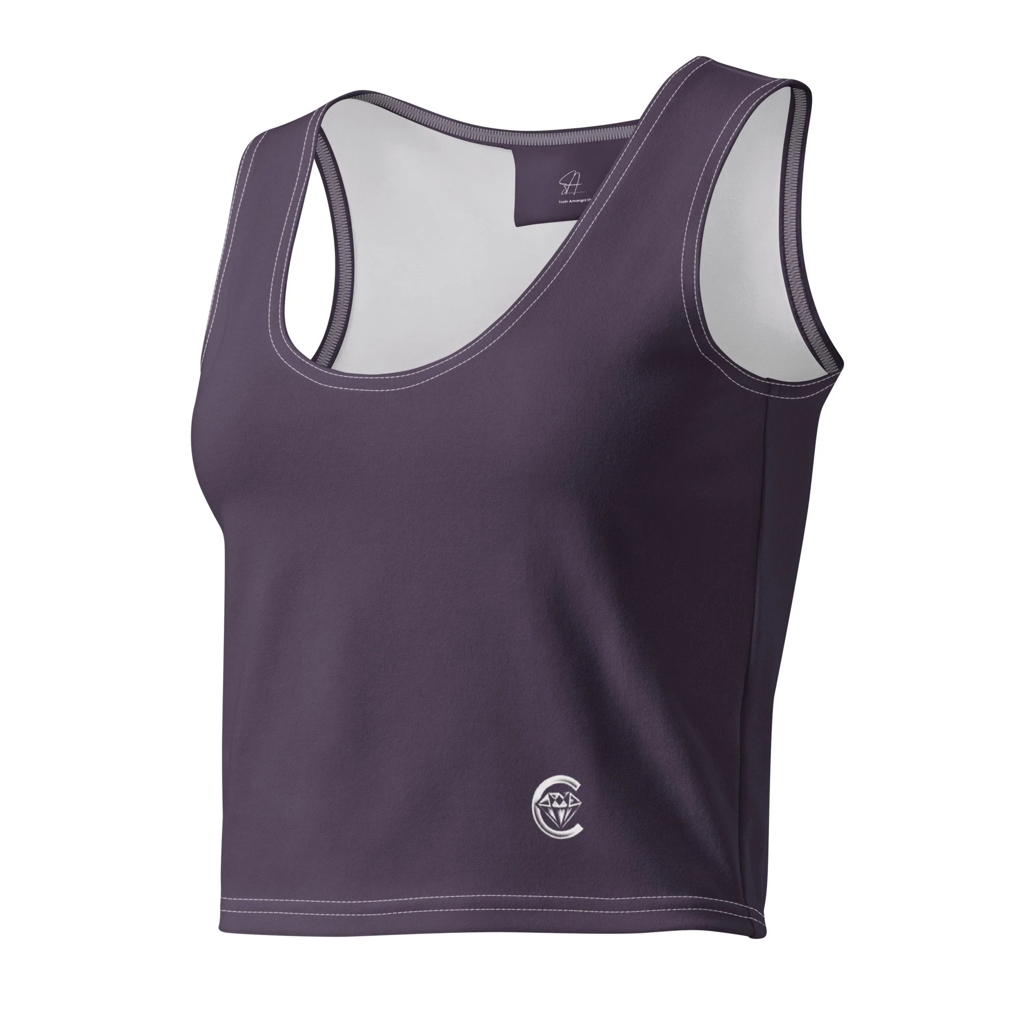 Aura Crop Top | Deep Amethyst