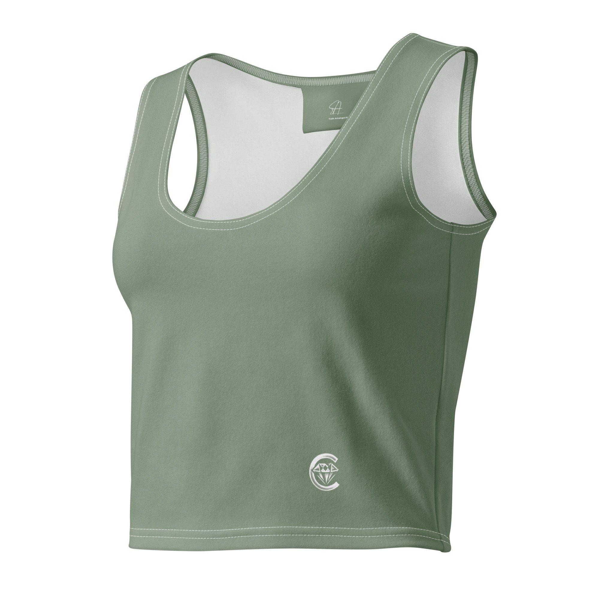 Aura Crop Top | Desert Sage