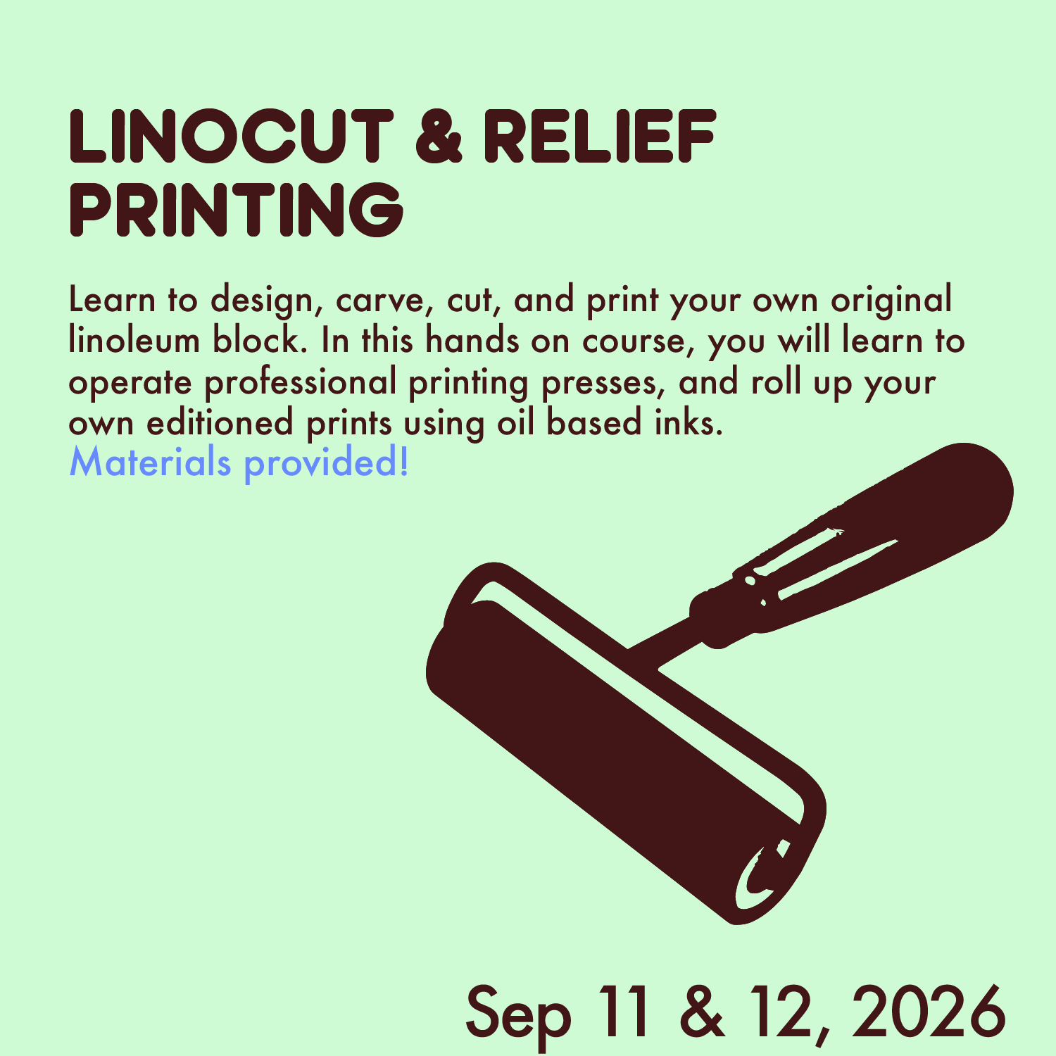 Linocut 2-day Workshop