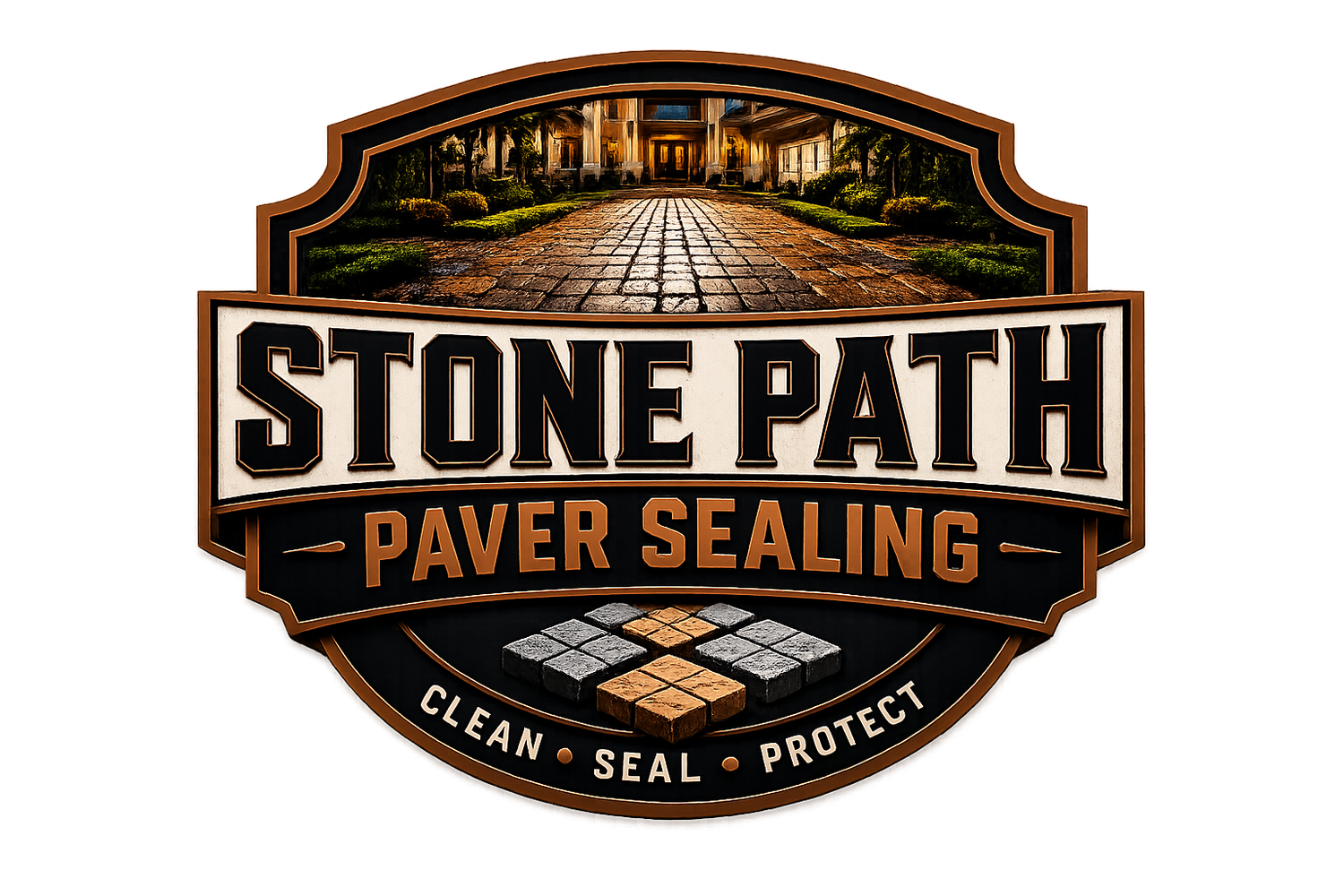 Stone Path Paver Sealing
