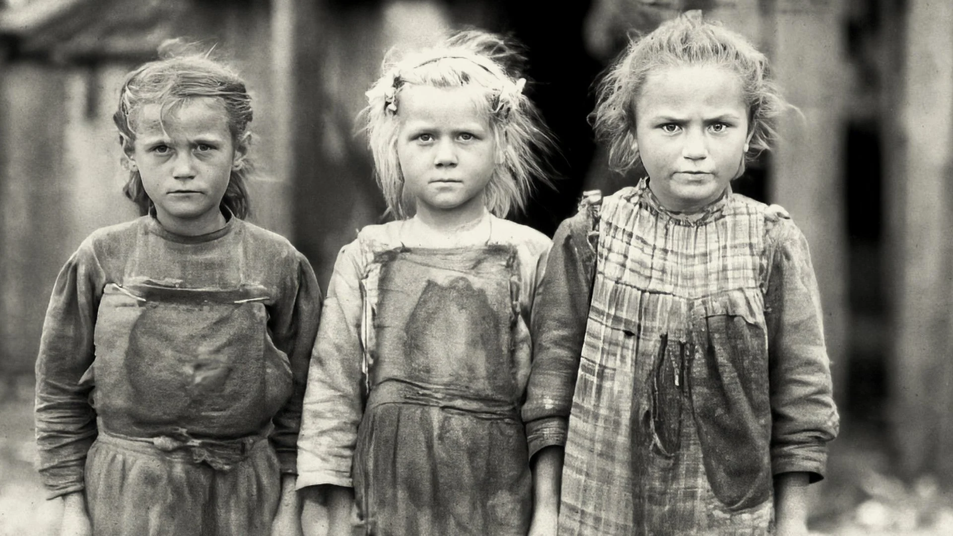 factory children, early 1900s