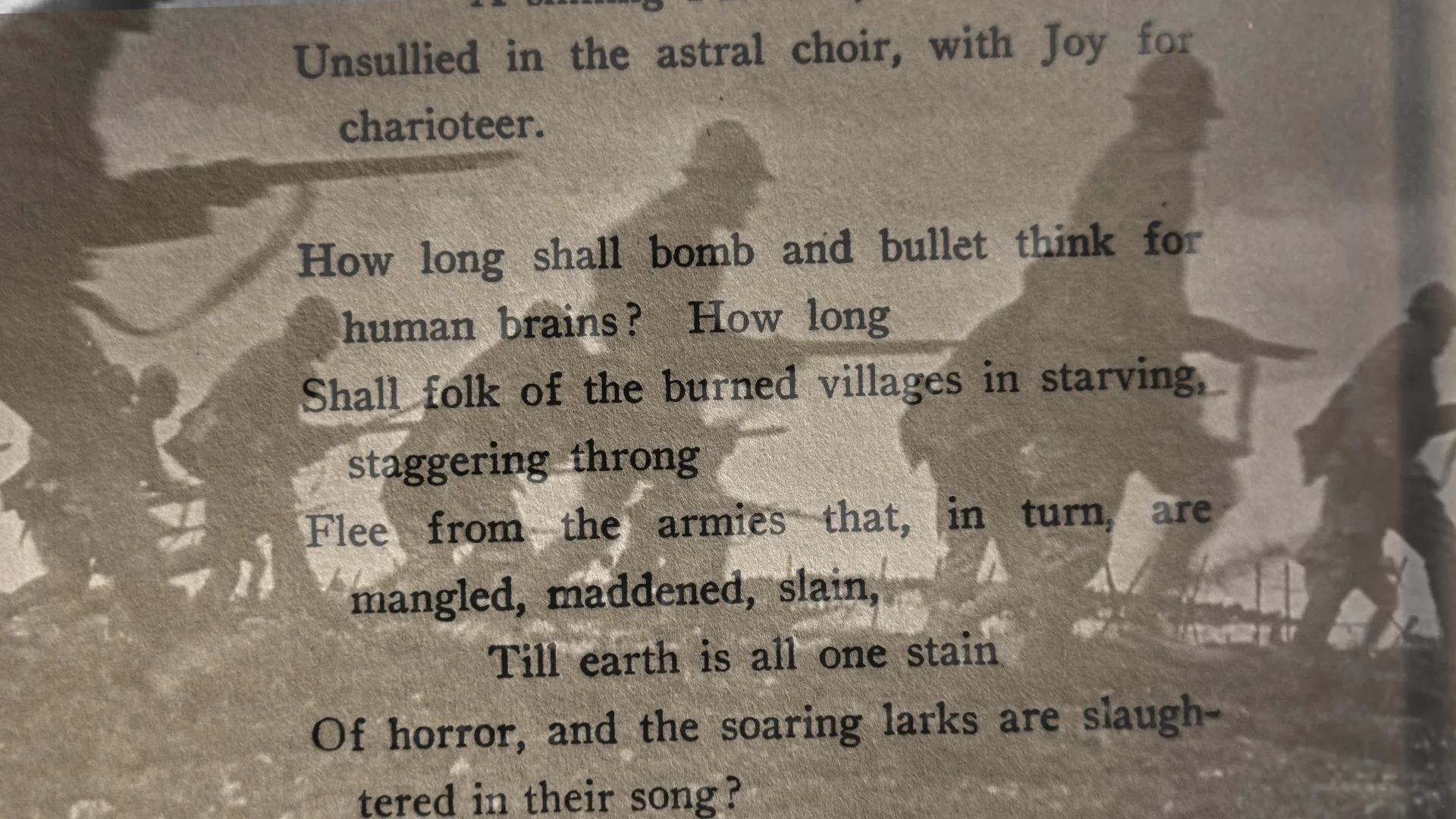 "How Long?"--Bates' World War I poem