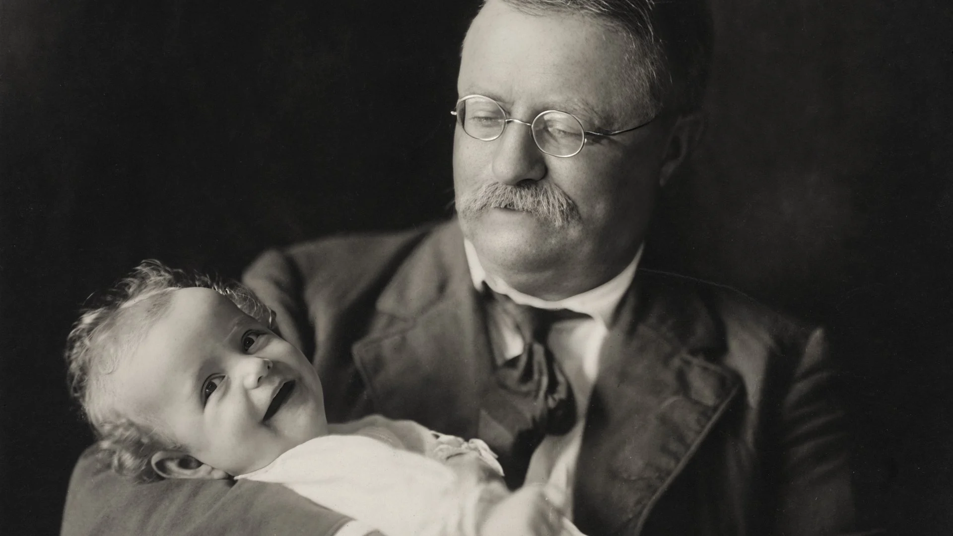 Teddy Roosevelt and grandson Kermit