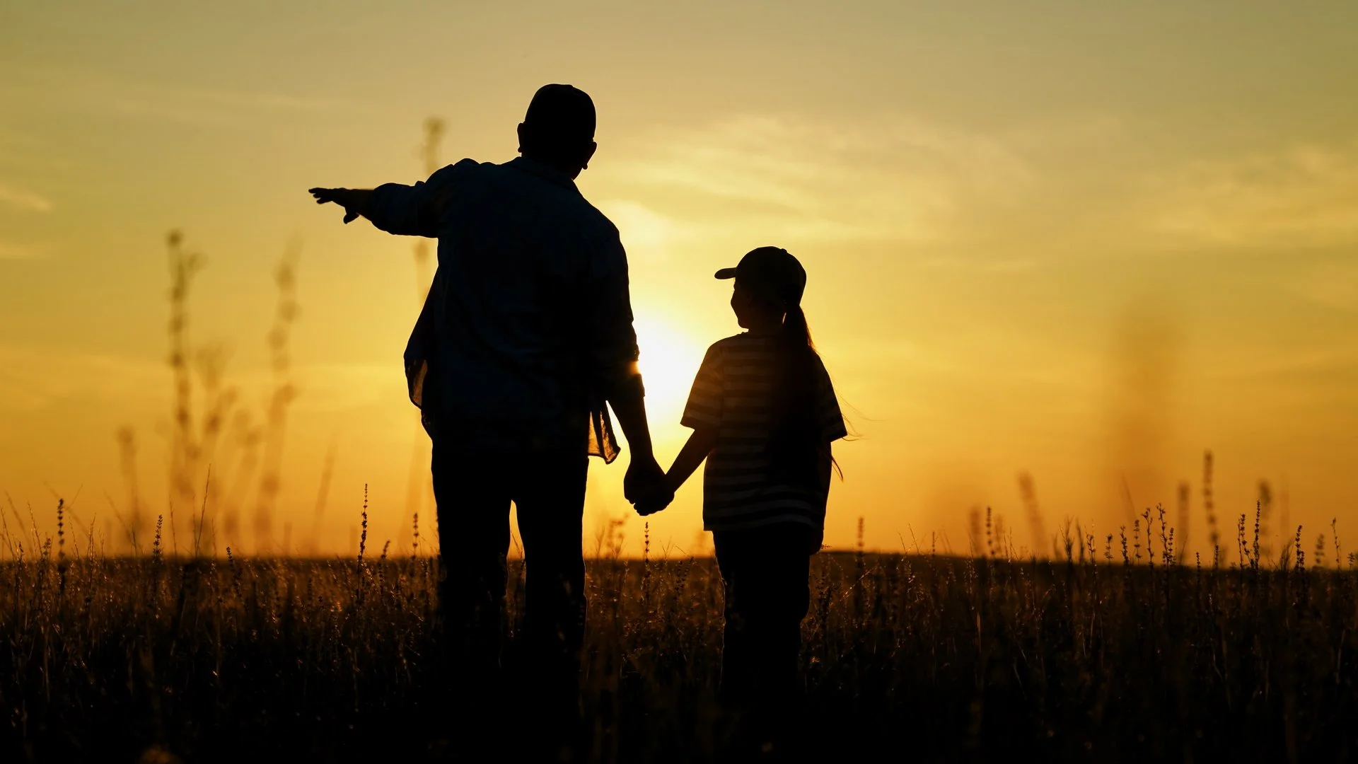 Father and daughter