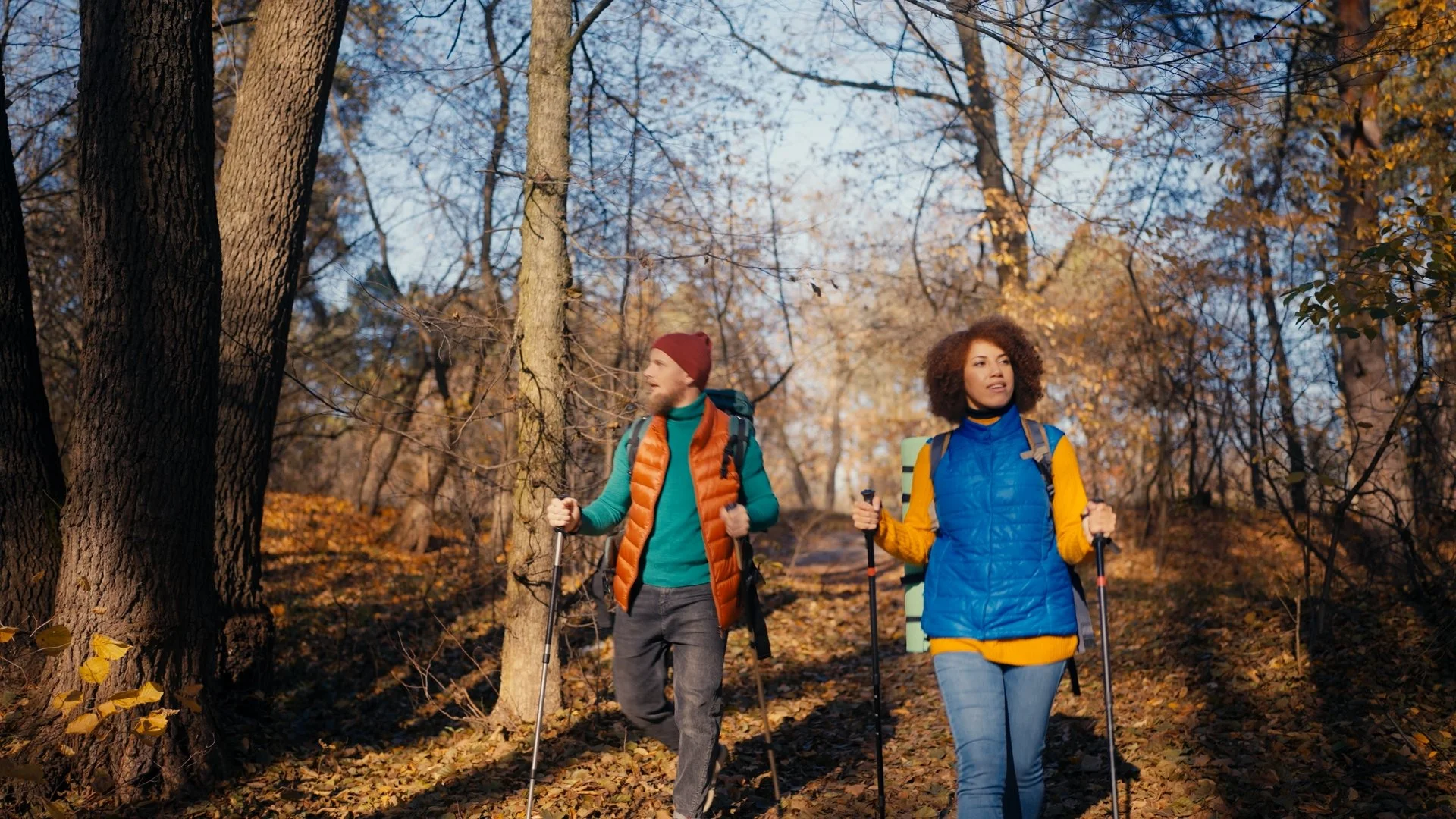 Hikers in New England