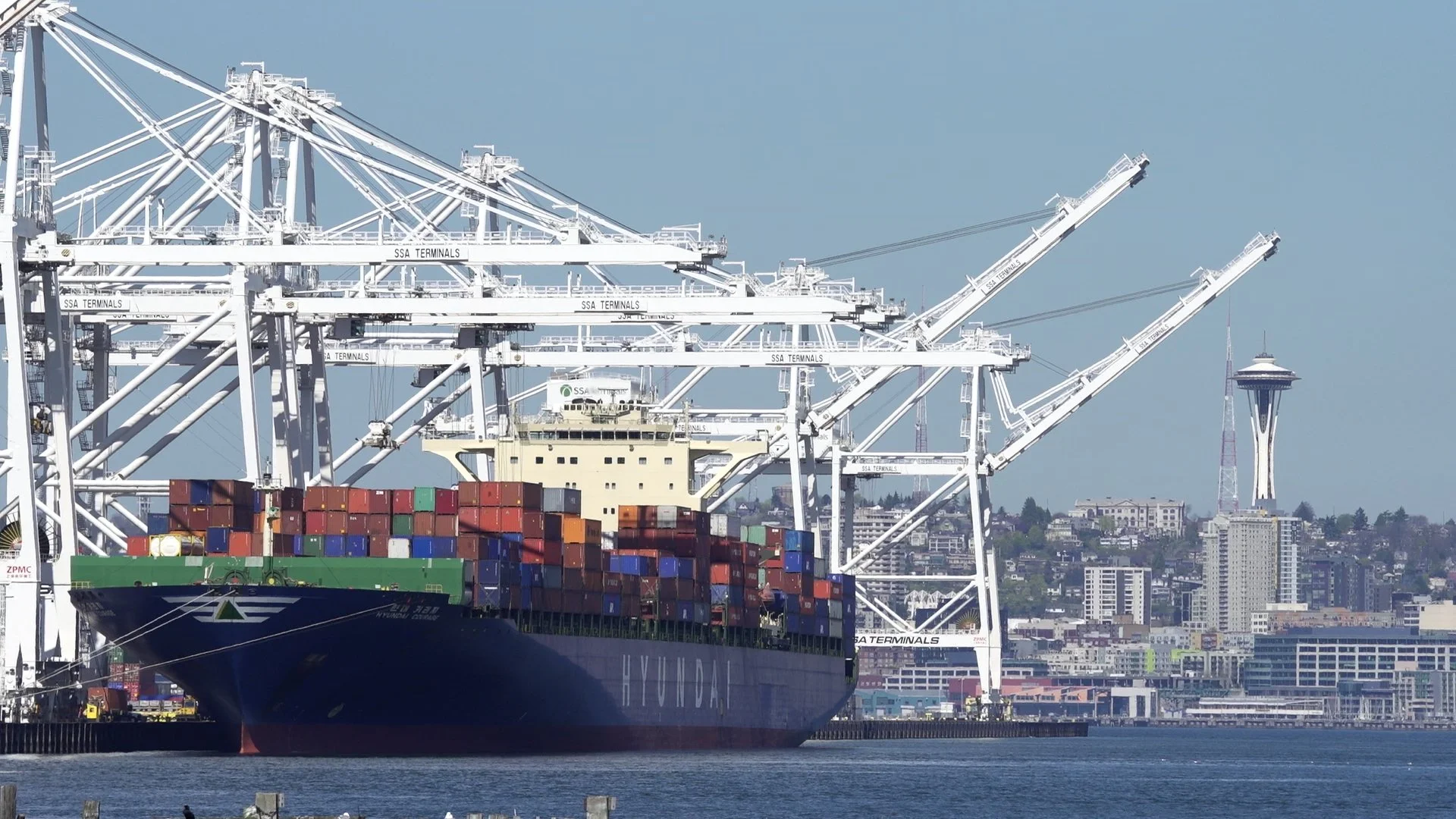 Container ship, Seattle