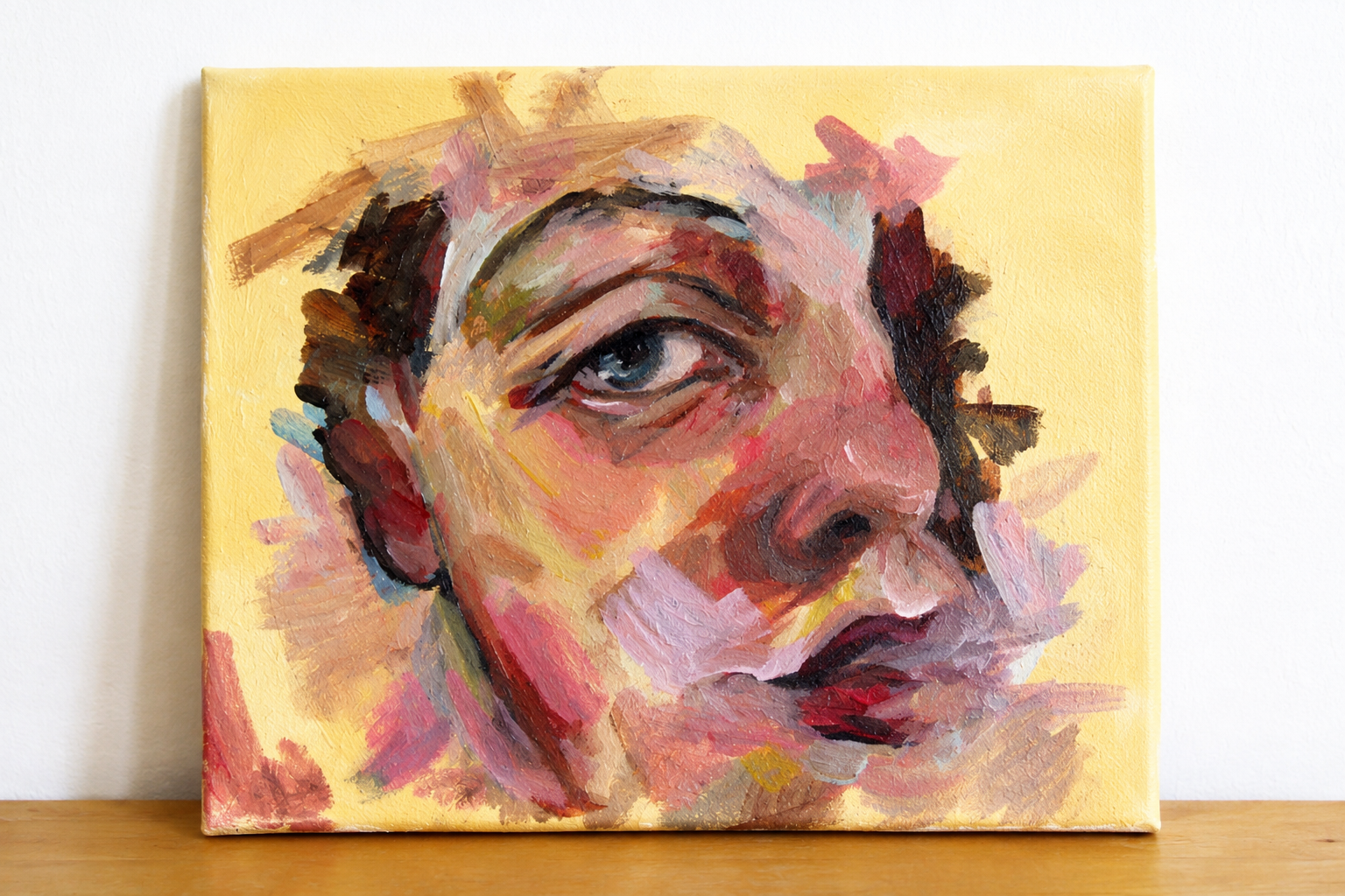 An Unfinished Thought,
Acrylic on Canvas,
25cmx20cm,
2026,
Acrylic