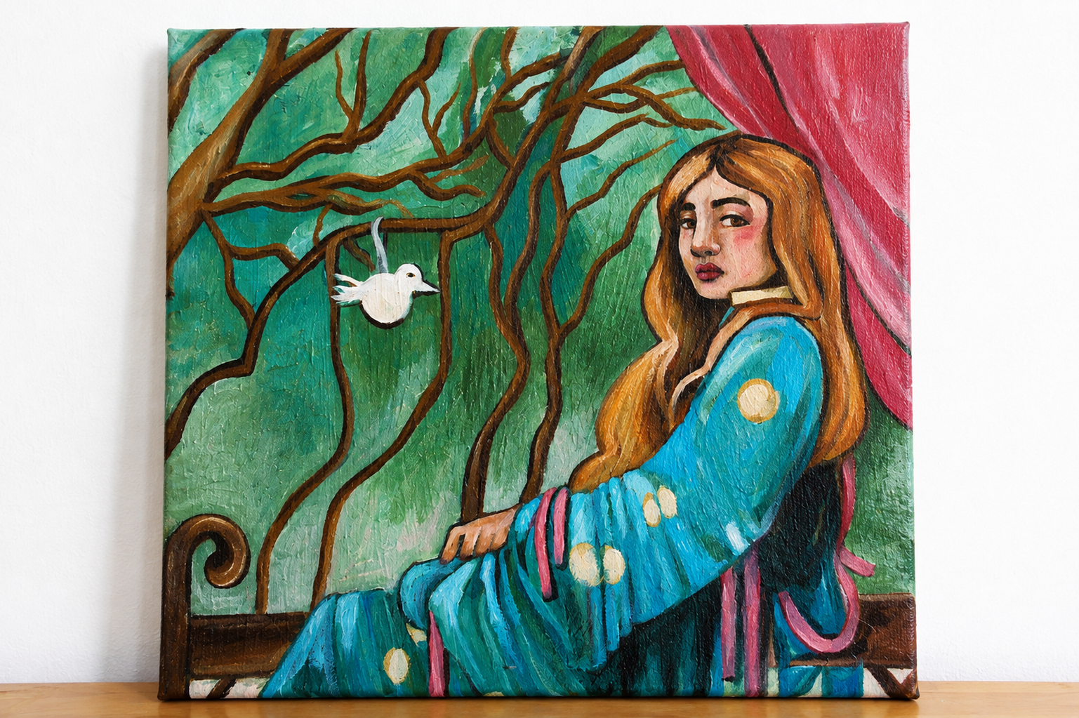 Singing,
Acrylic on canvas,
30cmx30cm,
2026,
Available