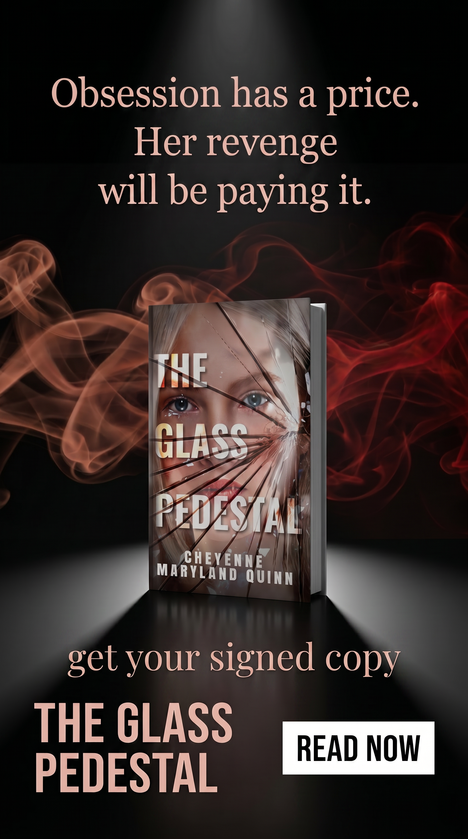 The Glass Pedestal ~ Signed by Author