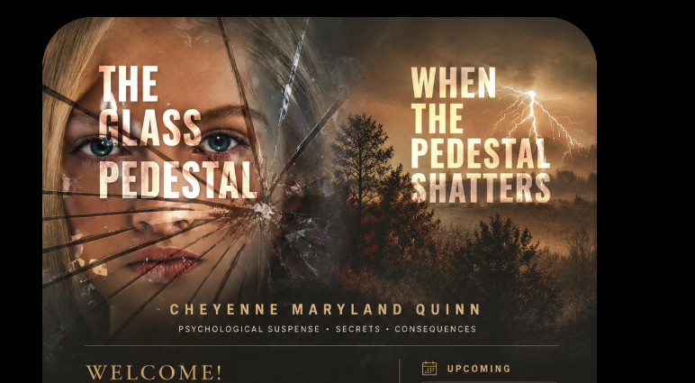cheyenne maryland quinn author of the glass pedestal and when the pedestal shatters