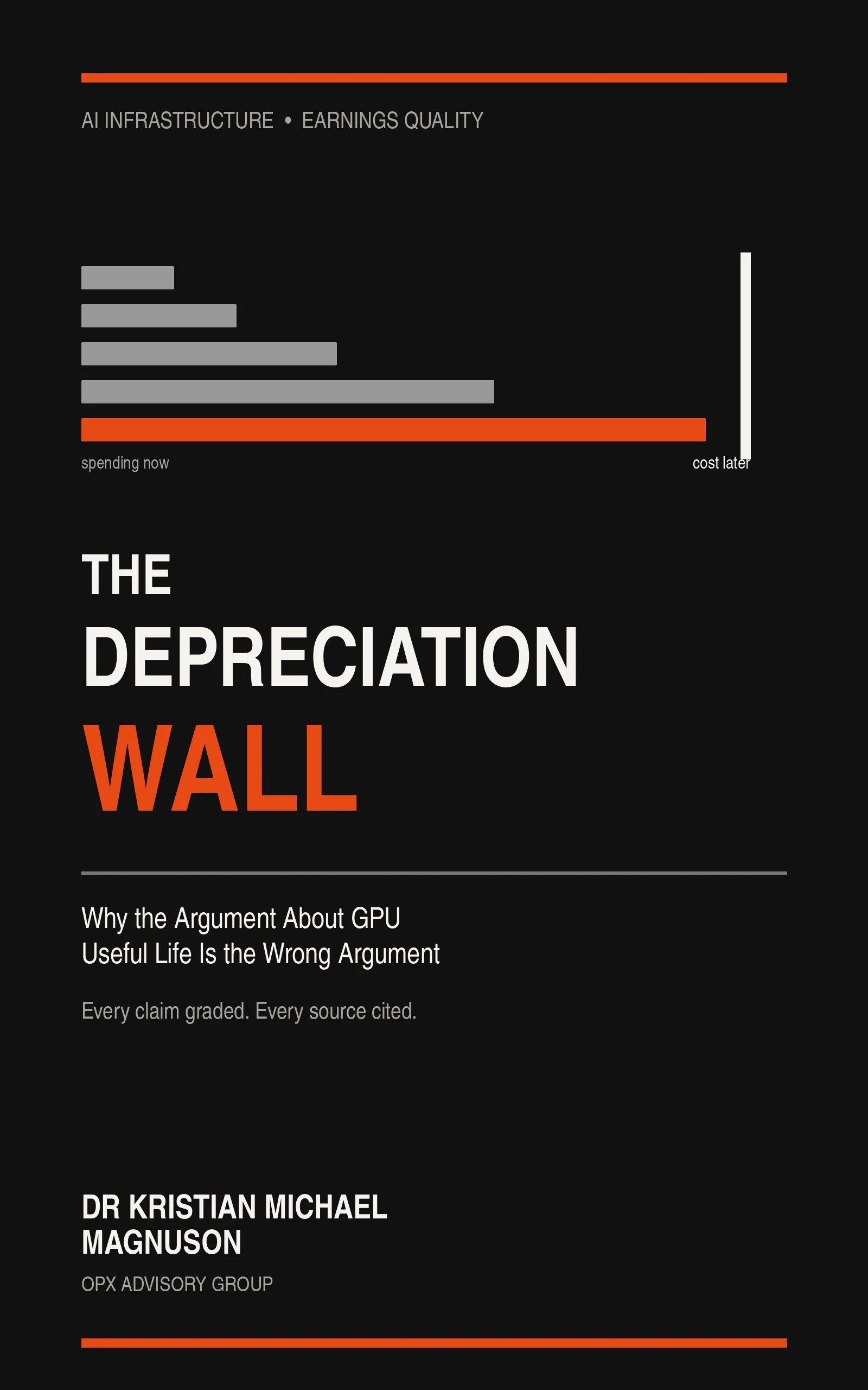 The Depreciation Wall book cover by Dr Kristian Michael Magnuson