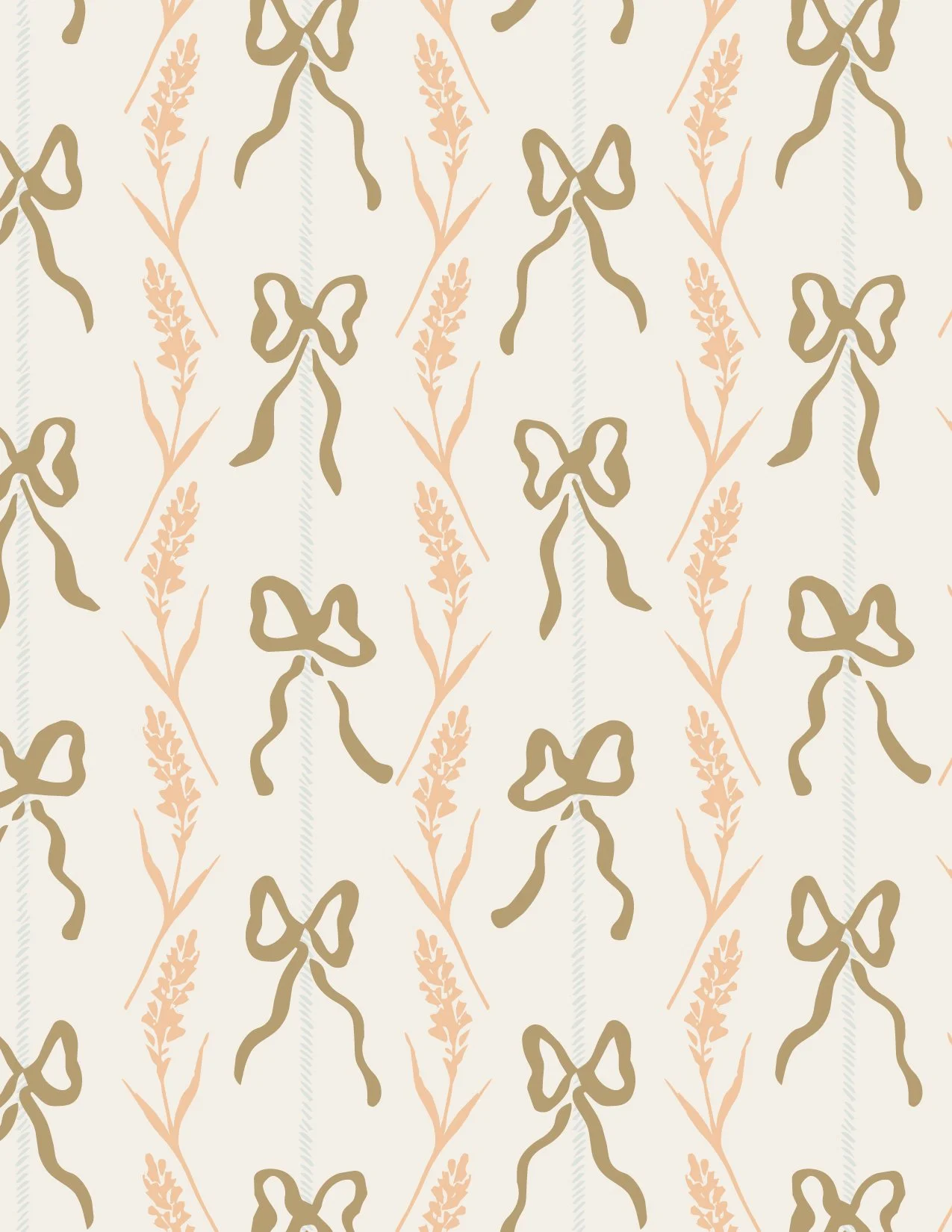 Ribbons and Wheat Stripe