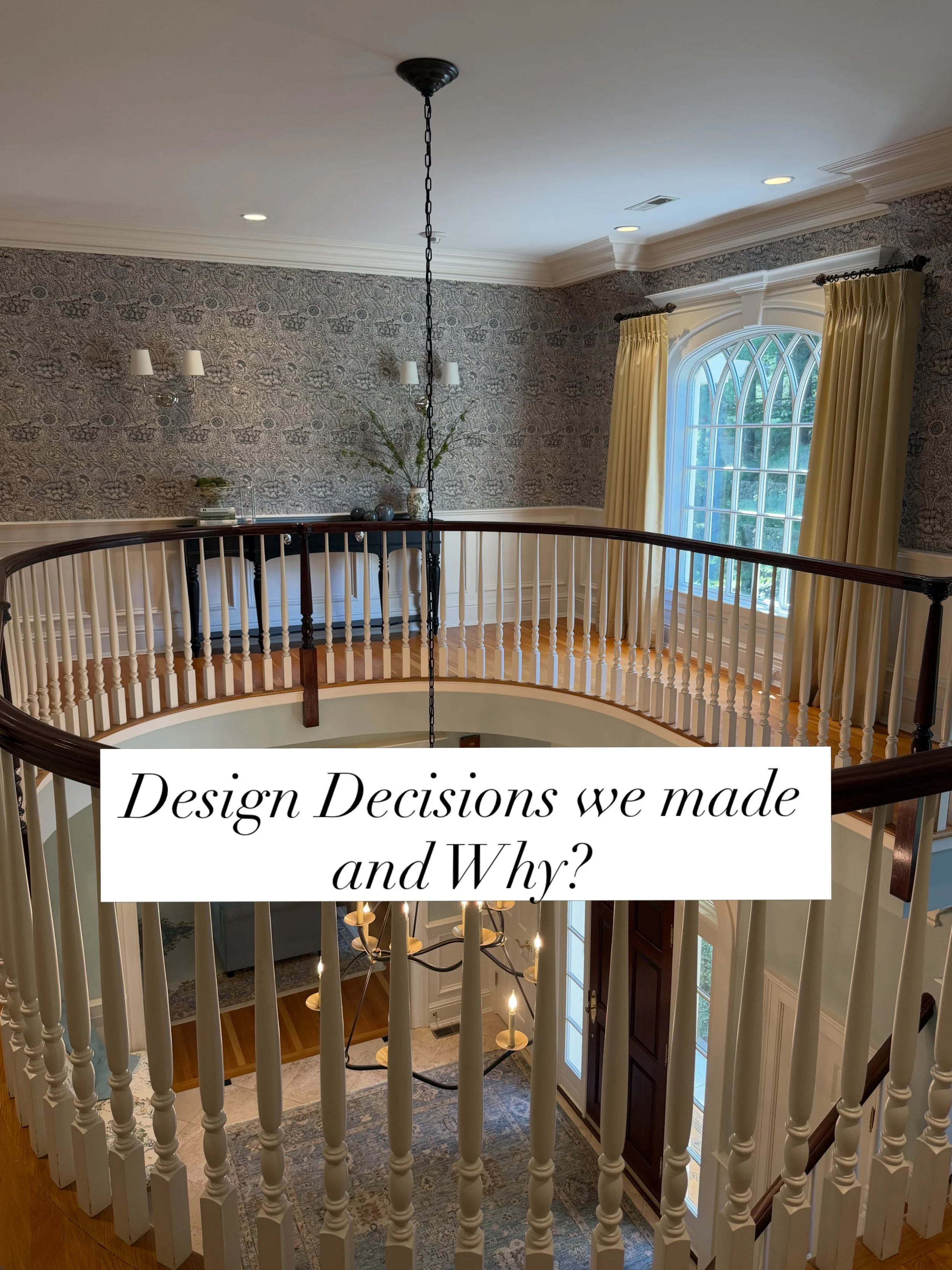 There is always intention behind our design! Take a look at some decisions we made in this hallway to elevate the space and make it feel luxurious!  #interiordesigninct #designdecisions #roommakeover