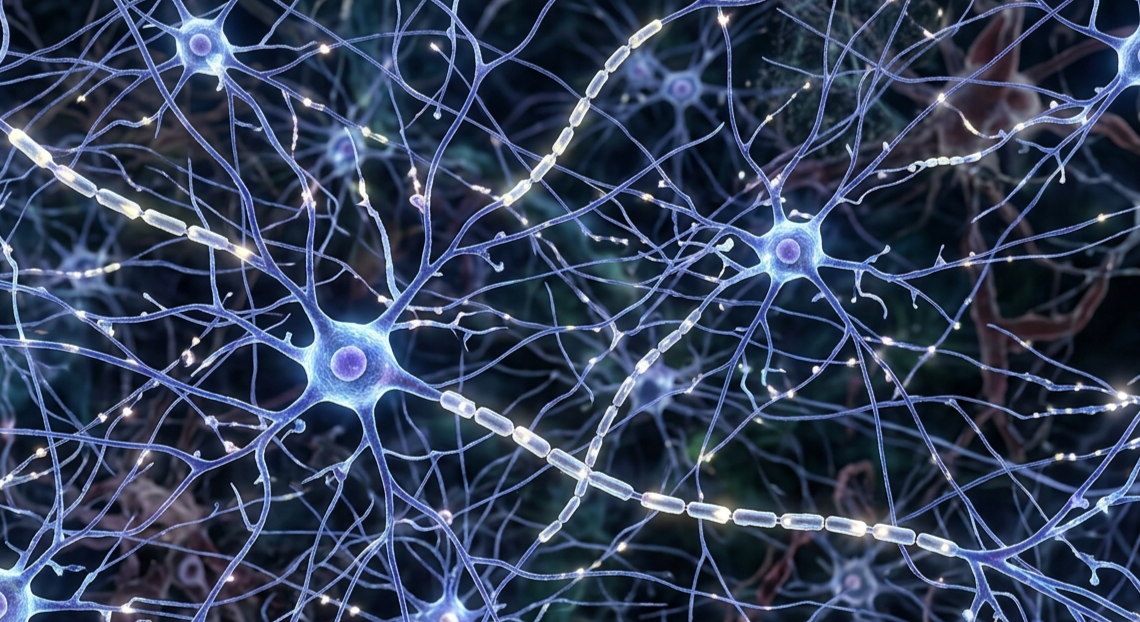 How Neuro-Axons Heal Themselves