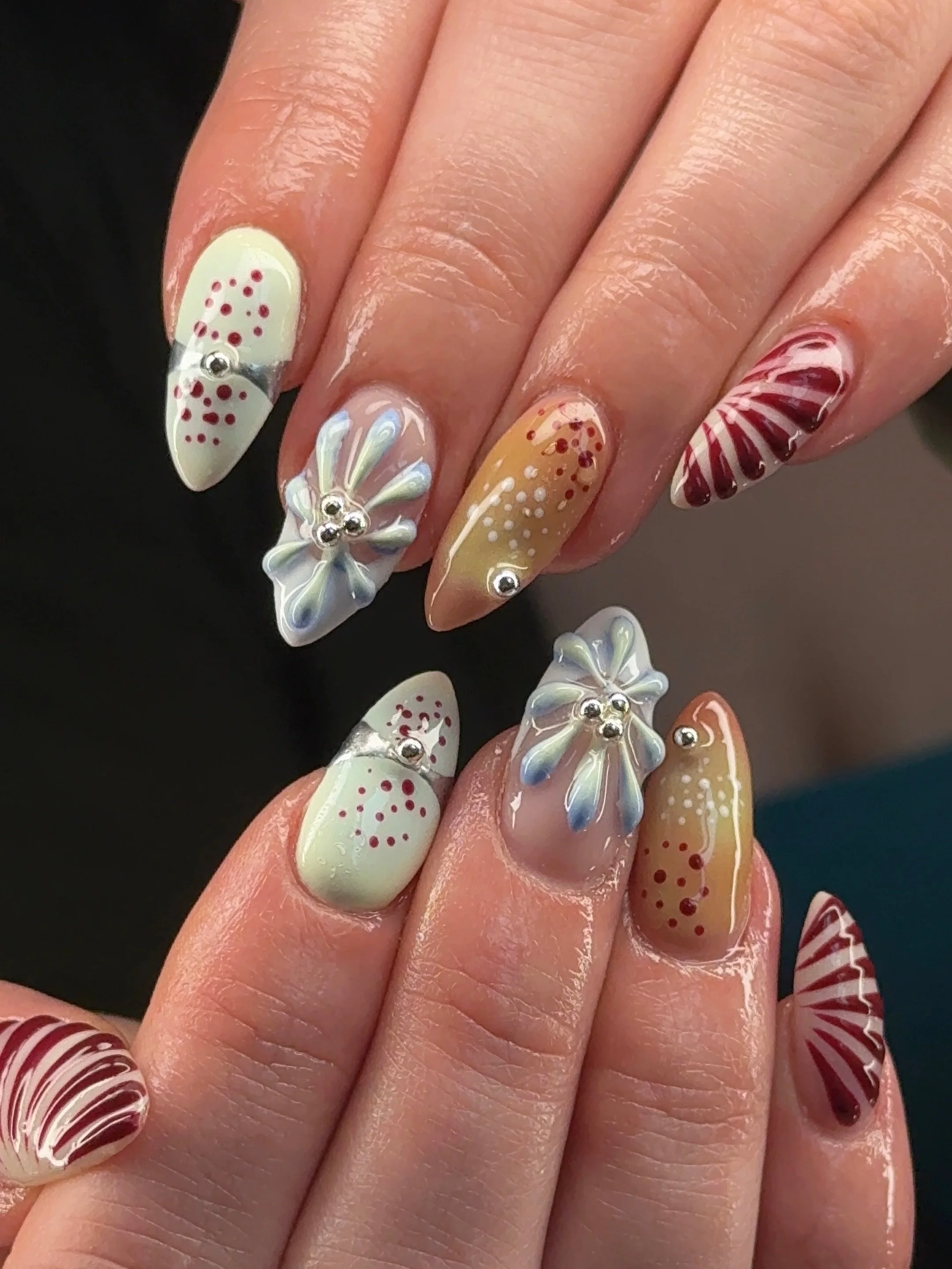 Swipe for your next Spring/ Summer inspo✨✨✨

Appointments available for June🤍 DM to book&mdash; new clients accepted! 

#agelxnails #nailartist #nailtech #russianmanicure #naturalnails