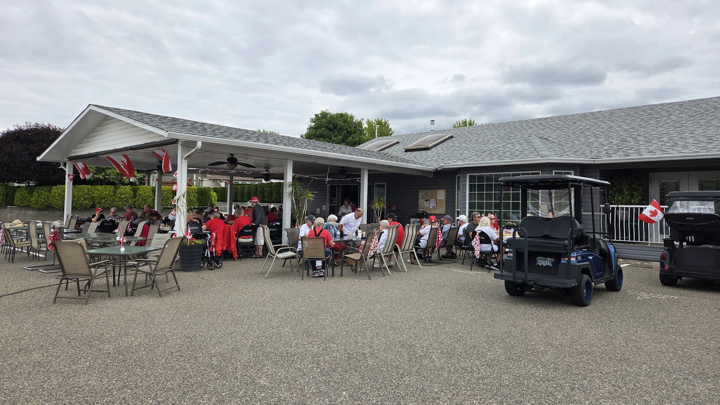 Canada Day 2026 celebration at Swan Lake RV Resort.