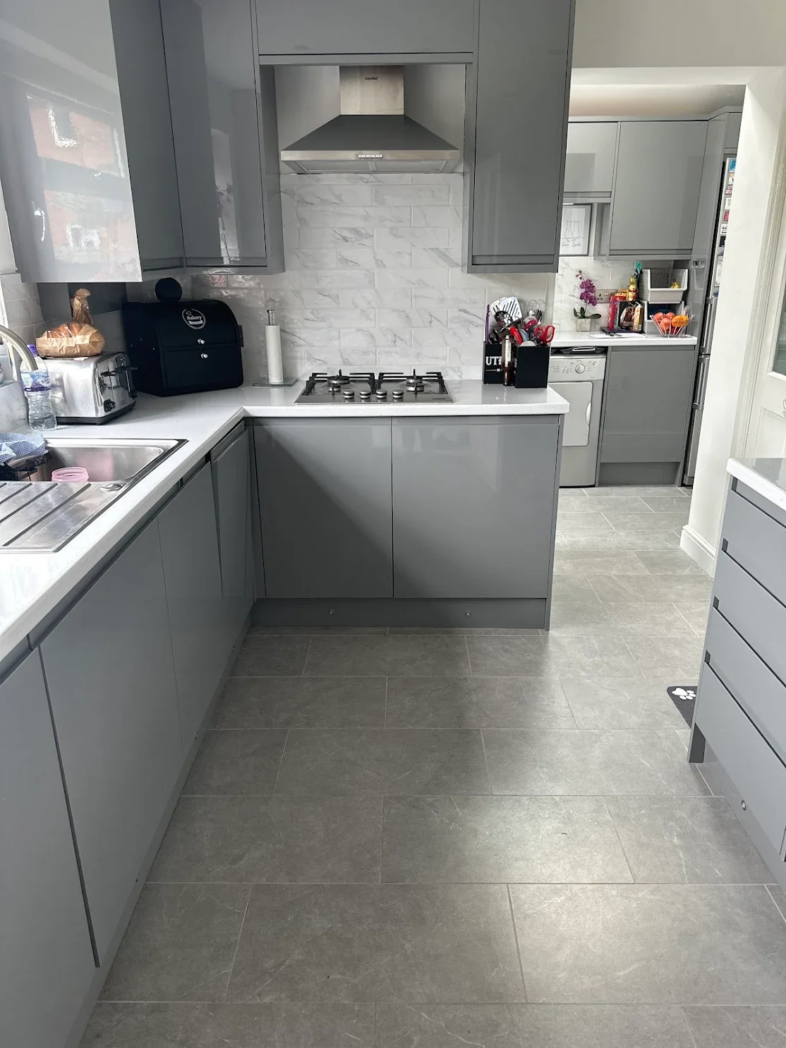 Completed kitchen extension in Hightown, Wrexham