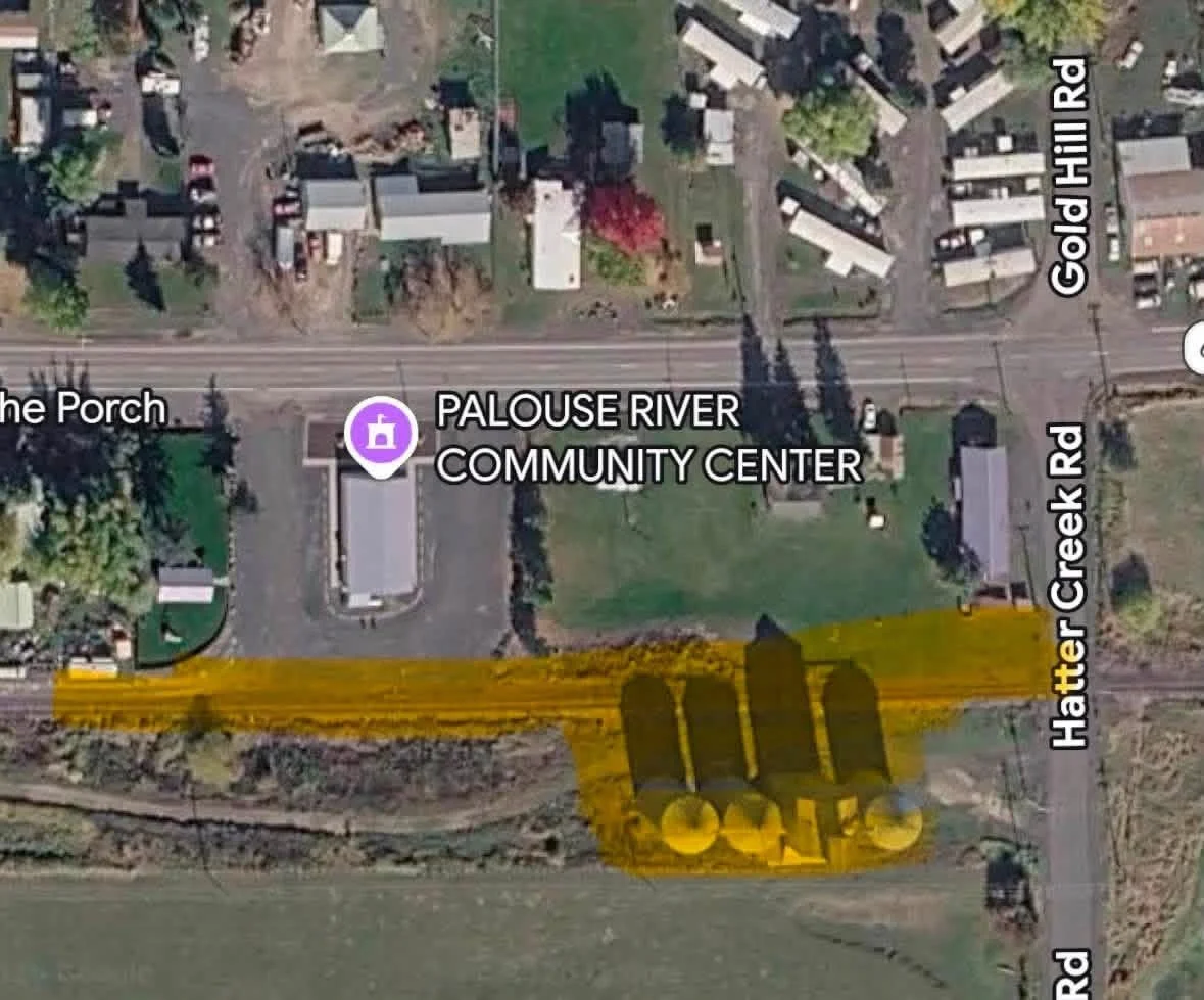 The three grain bands, where the rumored siting of the pick up truck after was after pinochle ended the night Hazel was murdered.