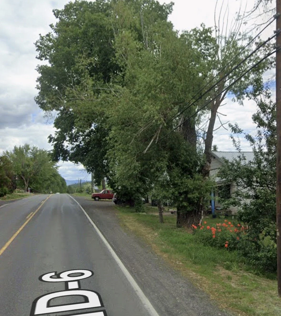 Pictured: the proximity of Hazel's home to highway 6. Photo taken from google maps, July 2026.