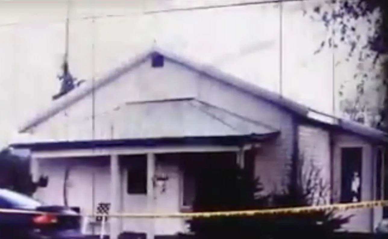 Front of Hazel's Home in 1996.