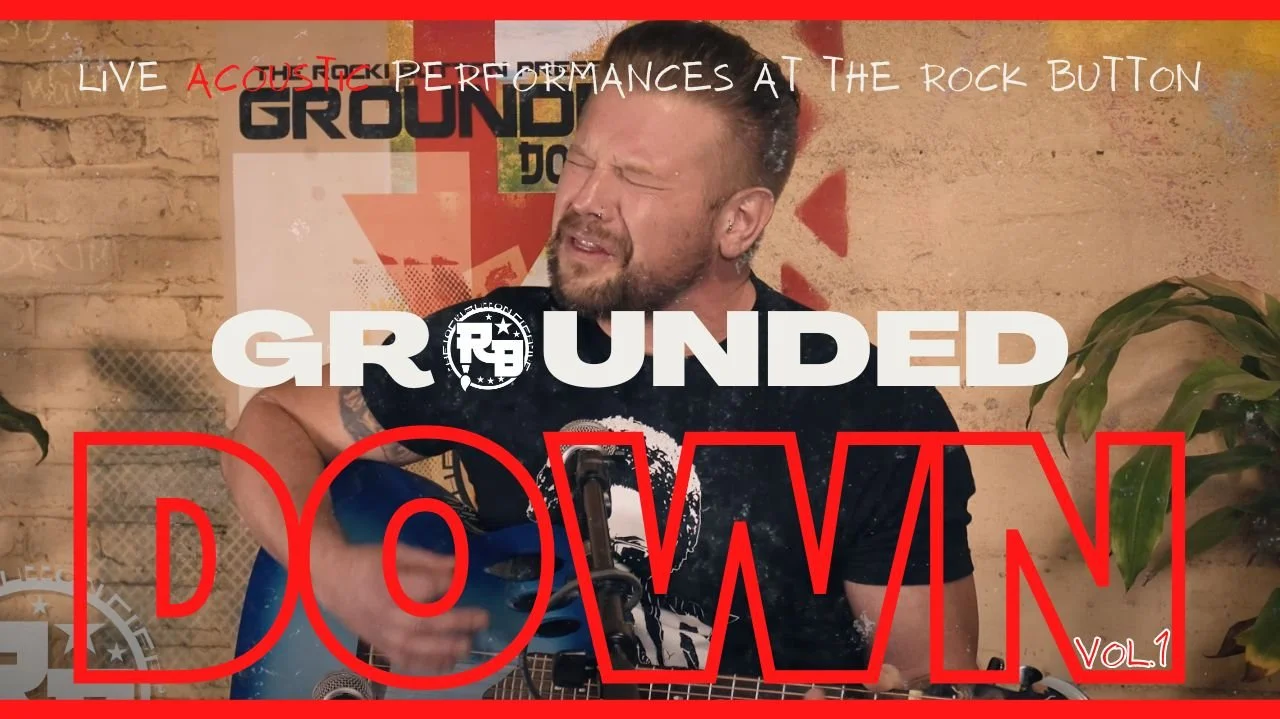 Man singing with the words Grounded Down as the caption