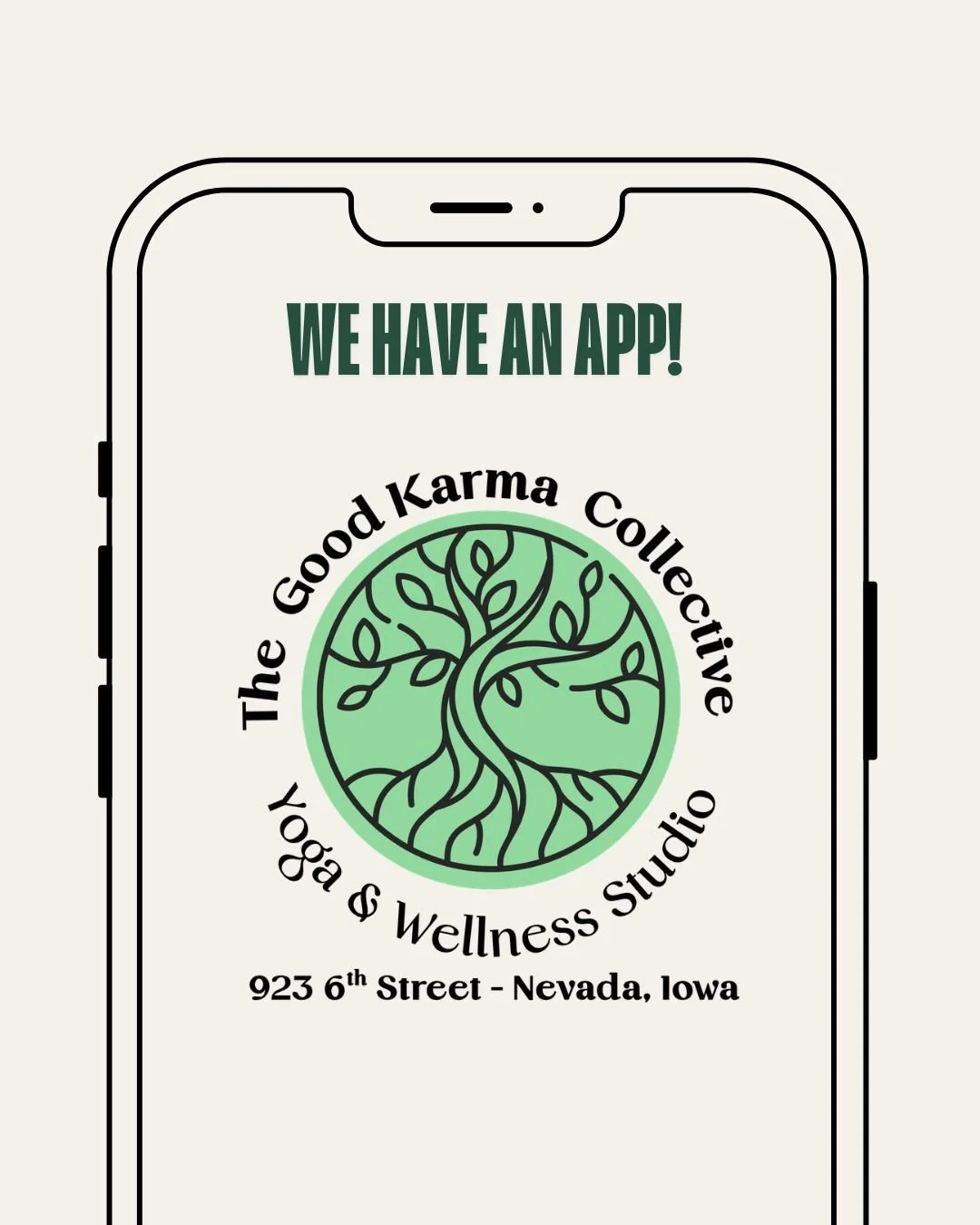 Guess what?? We have an app!! 

Download free The Good Karma Collective App in either the Google Play Store or the Apple App Store to be able to easily schedule your classes and appointments! 

Just in time for our Good Karma Day tomorrow! We have sp