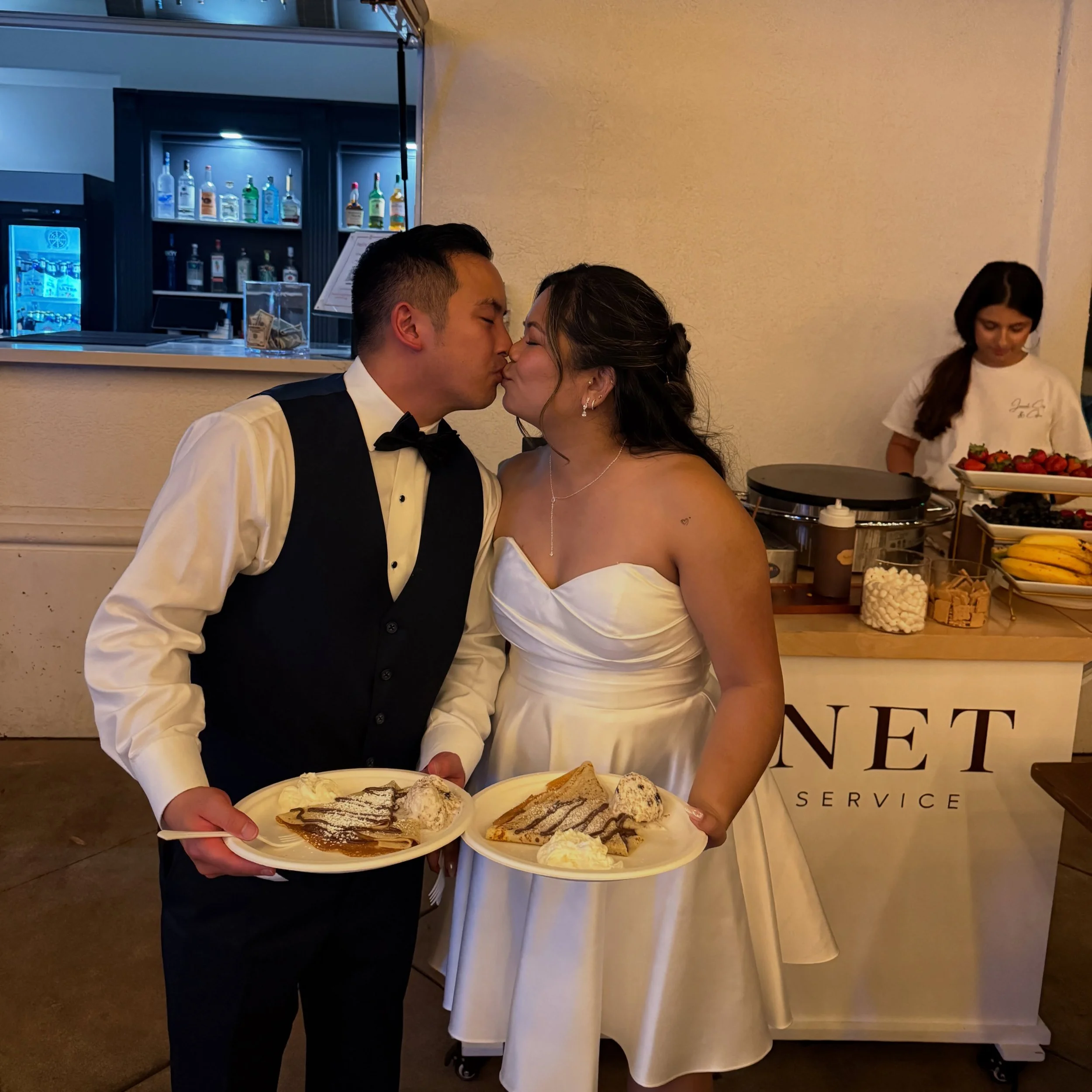 Love is in the air 🤍

Ice cream, whipped cream, and delicious crepes &mdash; the sweetest way to celebrate love. 

Making wedding moments even more special with Jannet Catering Service.

Now booking weddings and special events in Los Angeles and bey