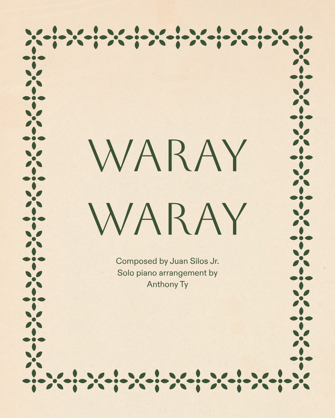 Waray Waray (Piano Sheet Music) - Advanced