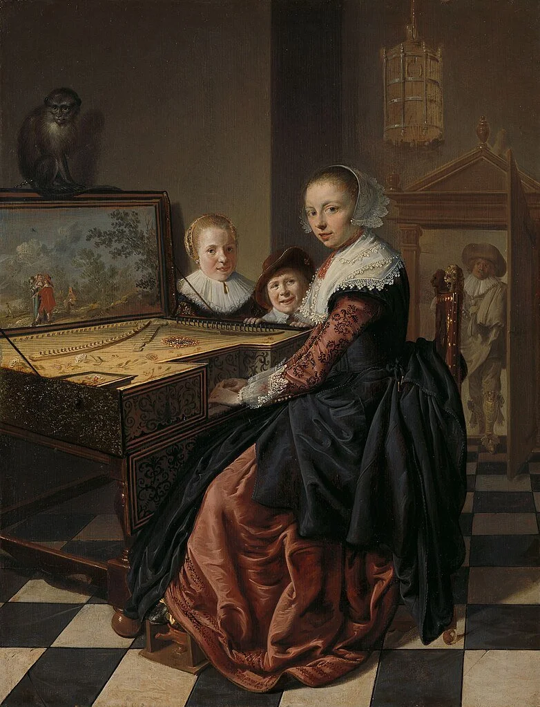 Woman at the Virginal (ca. 1635) by Jan Miense Molenaer