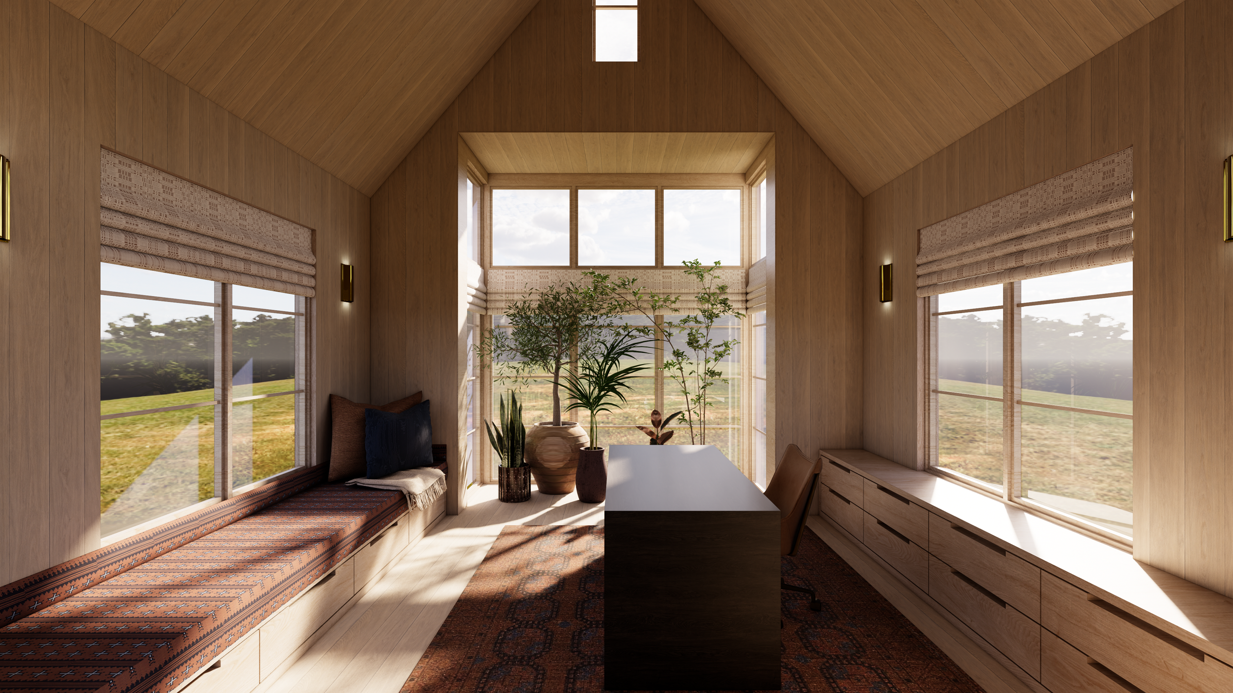 Northville New Construction Rendering. Interior Design by JF Design. Architecture by Joseph Mosey Architecture.