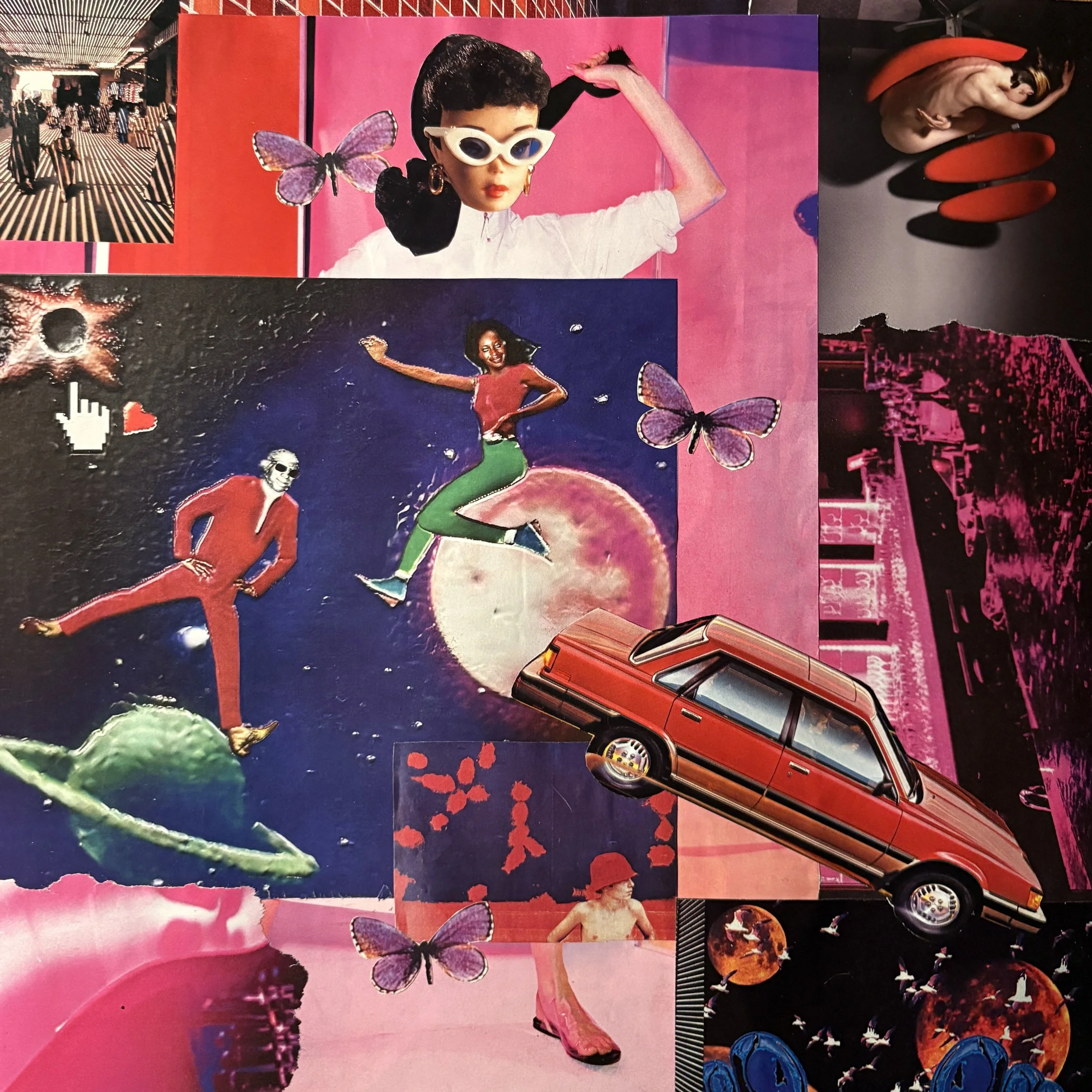 Boys Go To Jupiter - Magazine Collage