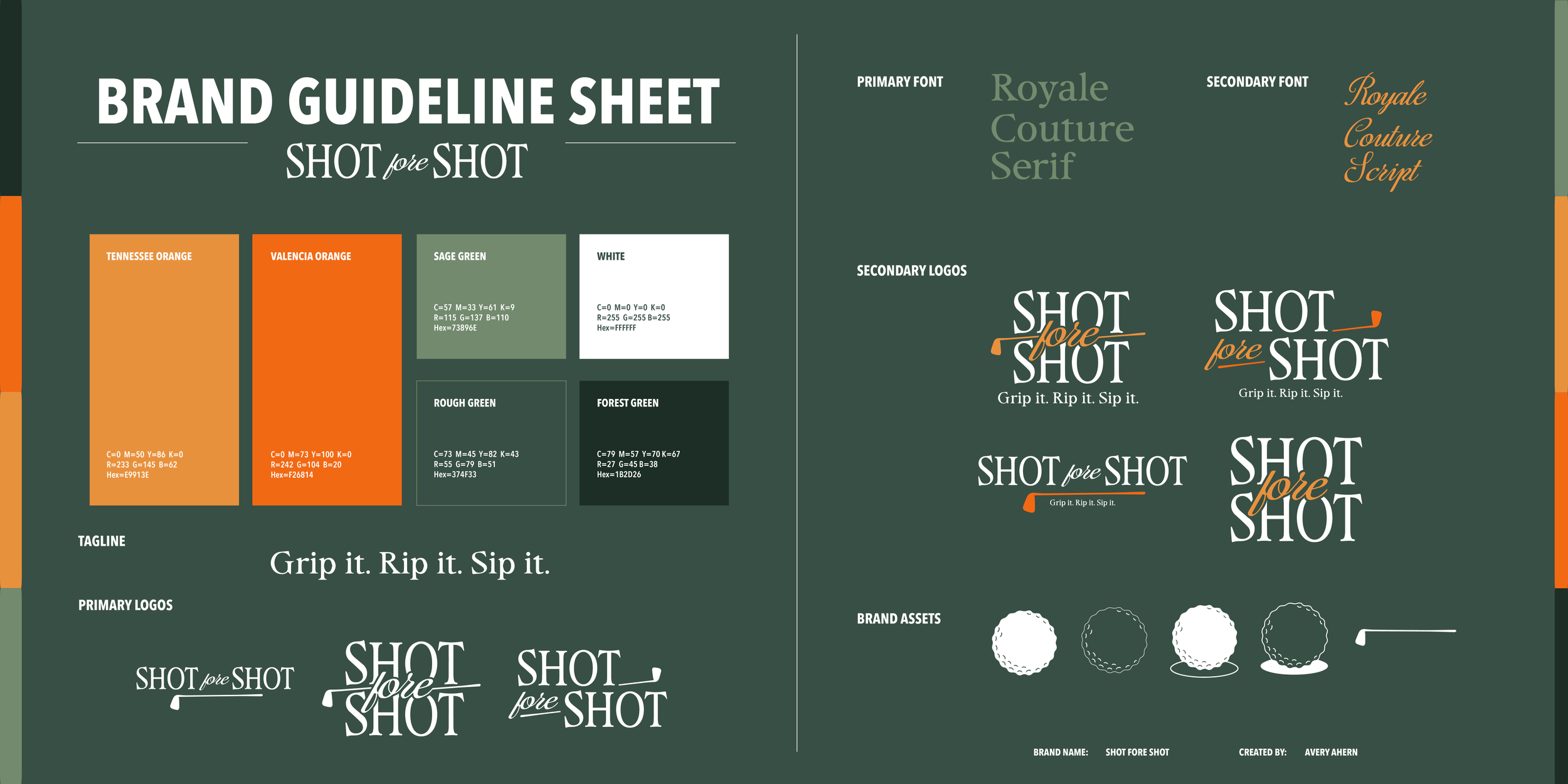 Shot Fore Shot - Brand Guidelines and Logo