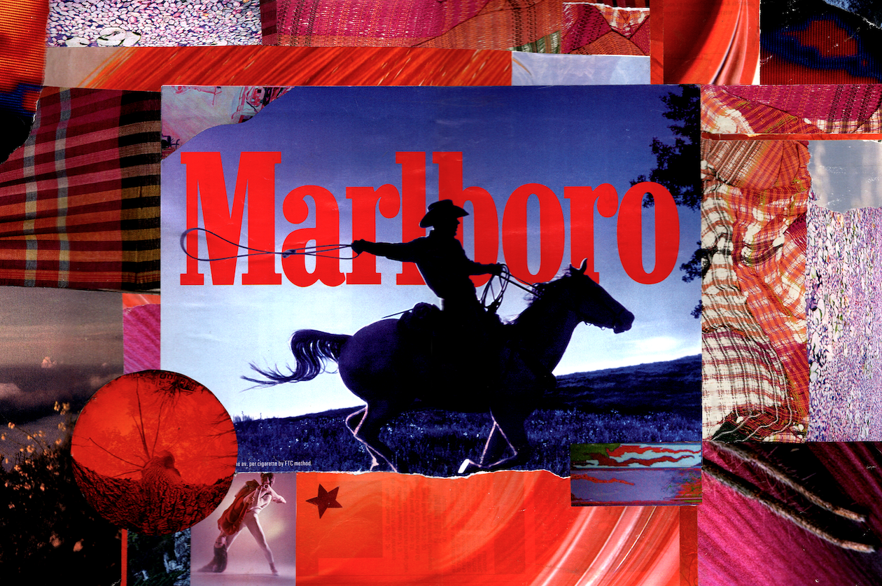 Cigarette Cowboy 18x12"