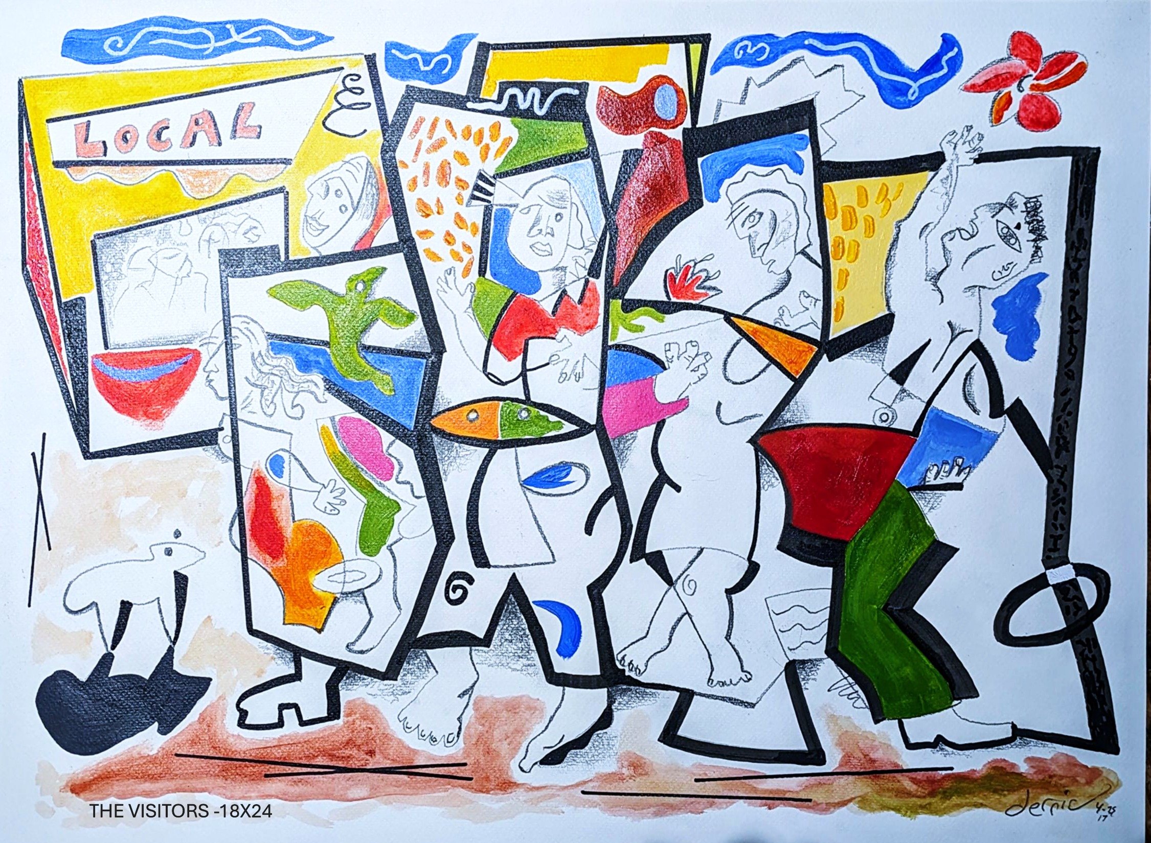 The Visitors | 18x24 | 1,200.00