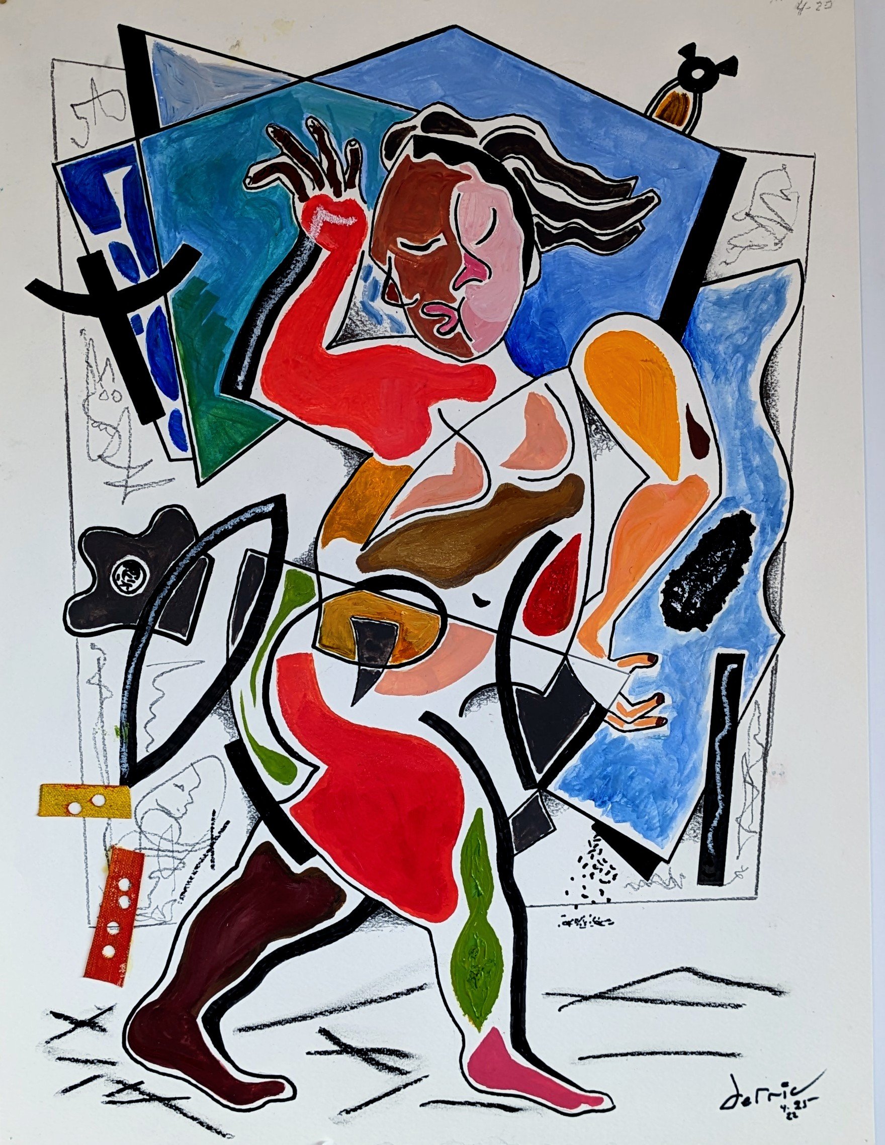 Posing in a Mirror | 18x24 | 1,200.00