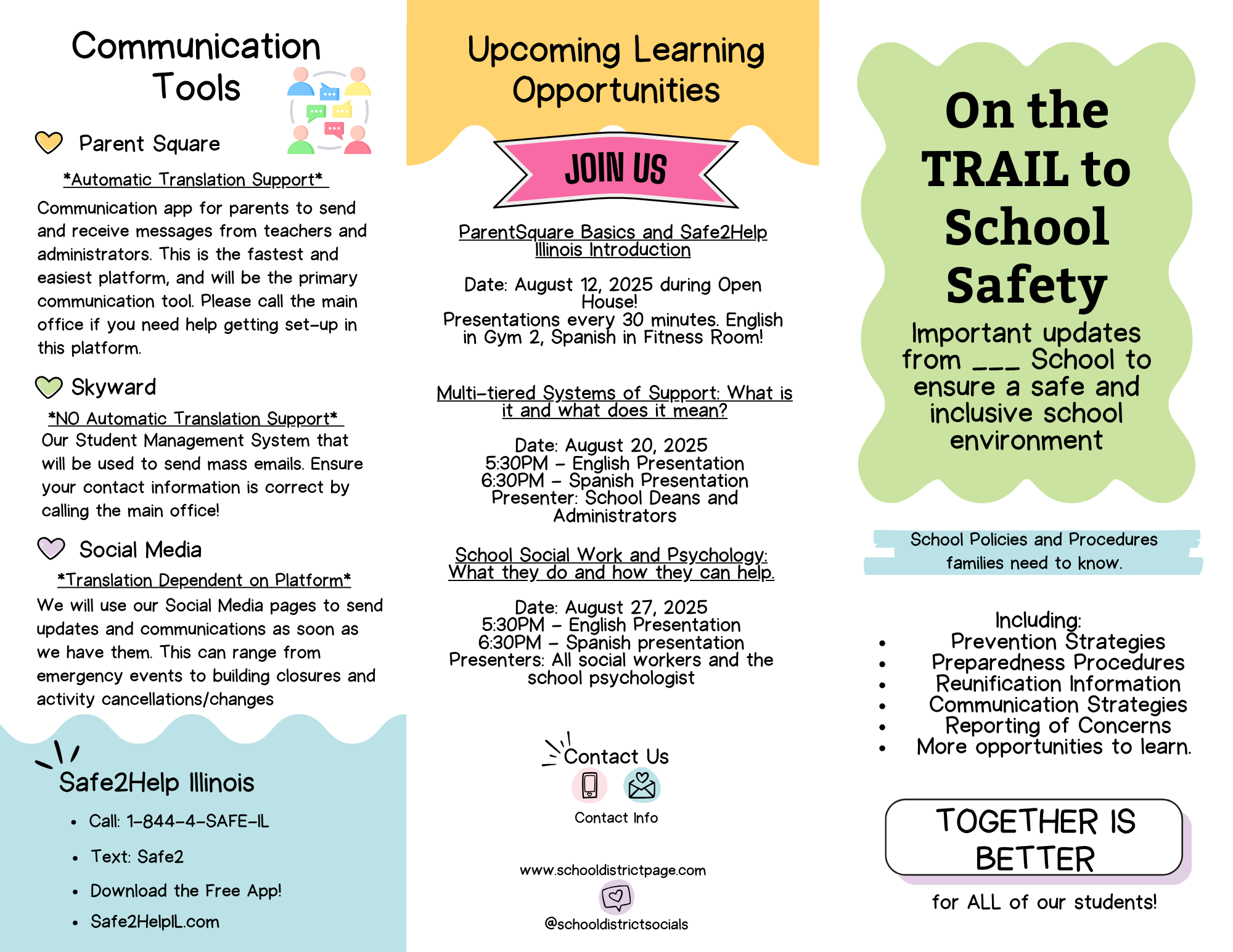 Parent Informational Brochure