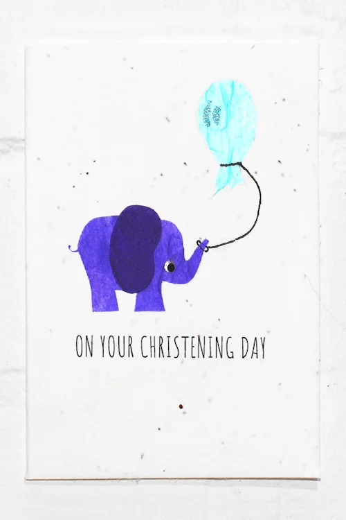 Christening Elephant boy or girl