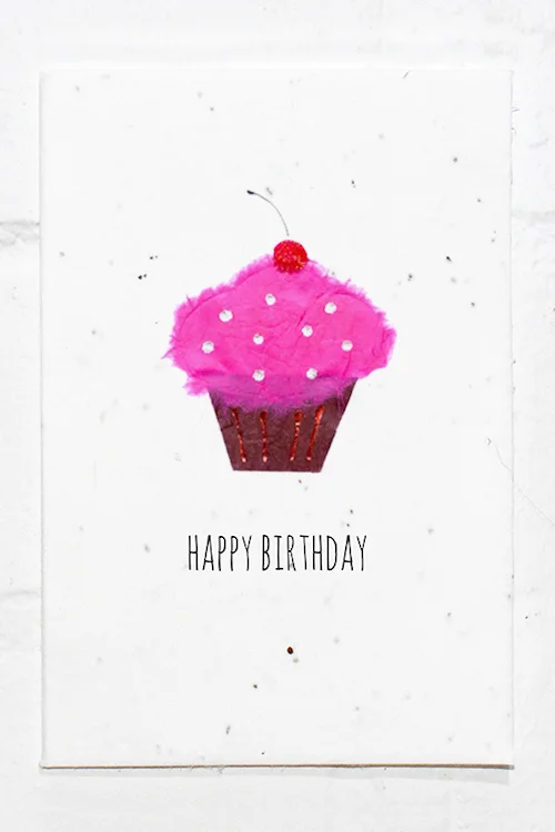 Cupcake Birthday Card