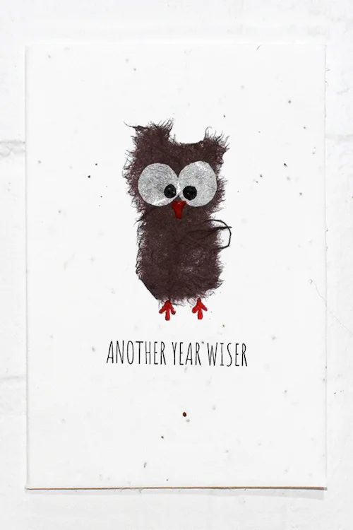 Owl Birthday, Anniversary Card