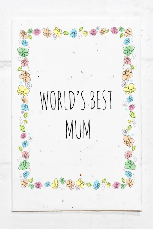 World's Best Mum Card