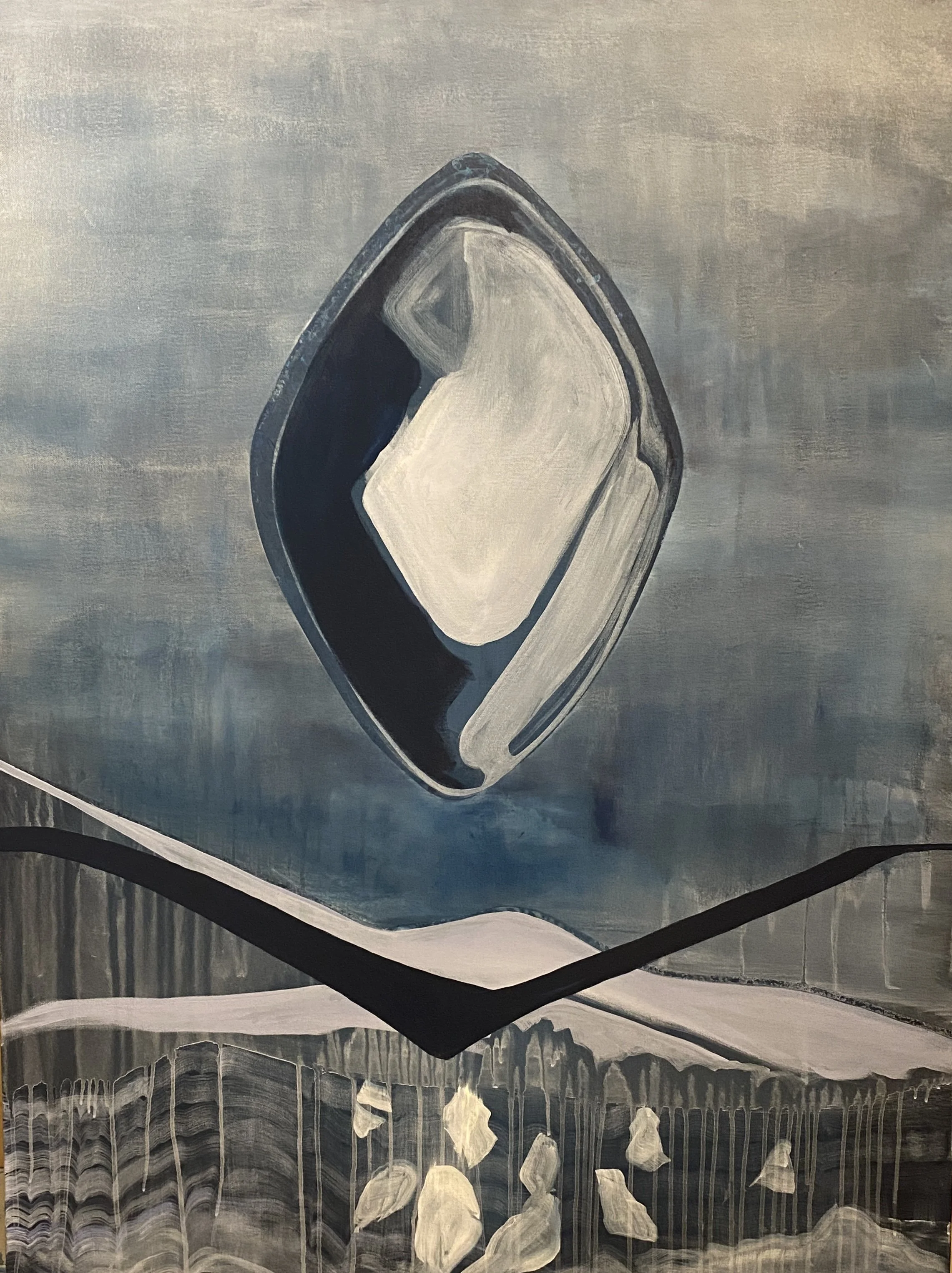 Cyanotype and Gouache, 2024