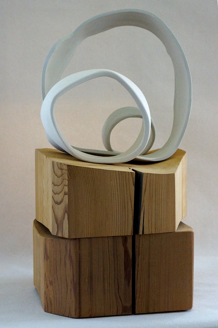 Resting Series, Georgia Porcelain and Red Cedar, 2016