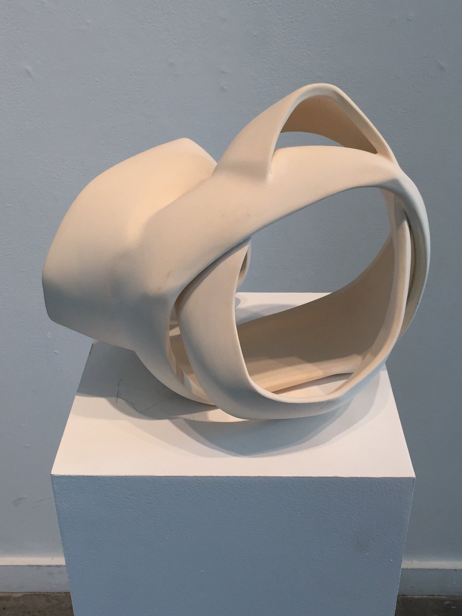 Resting Place, 12w x 11d x 12h, Porcelain, 2015