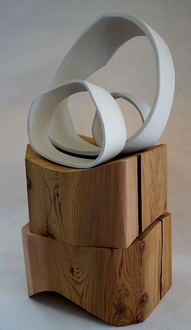 Resting Series, Georgia Porcelain and Red Cedar, 2016