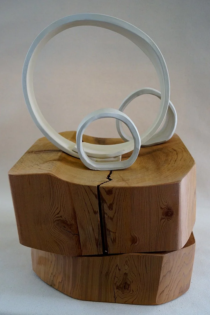 Resting Series, Georgia Porcelain and Red Cedar, 2016