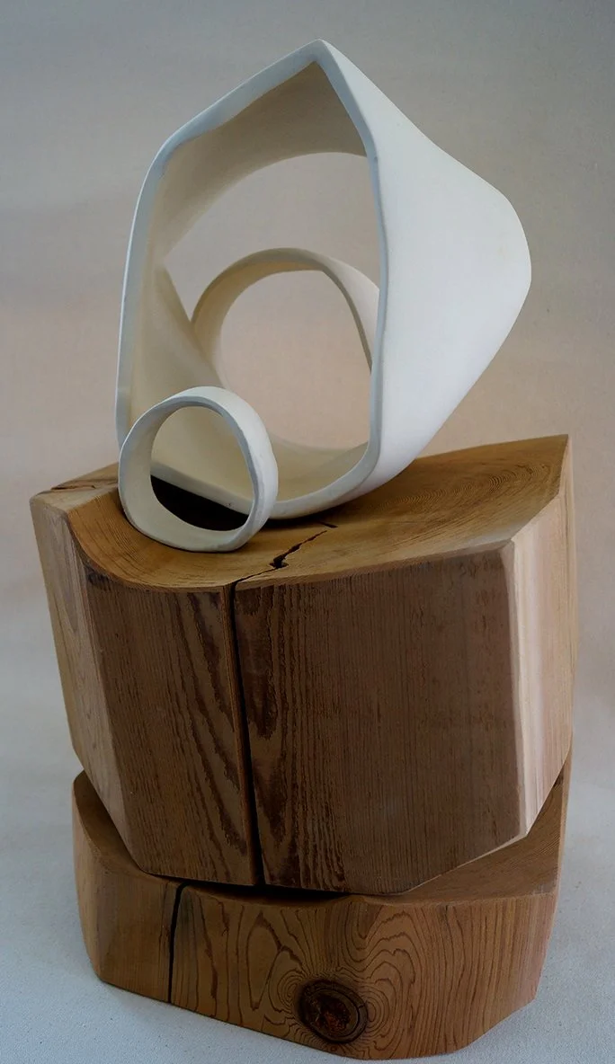 Resting Series, Georgia Porcelain and Red Cedar, 2016