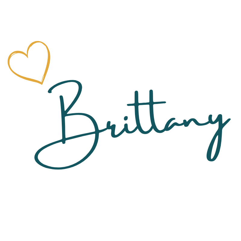 Founder signature of Brittany, creator of The Worthiness Blueprint.