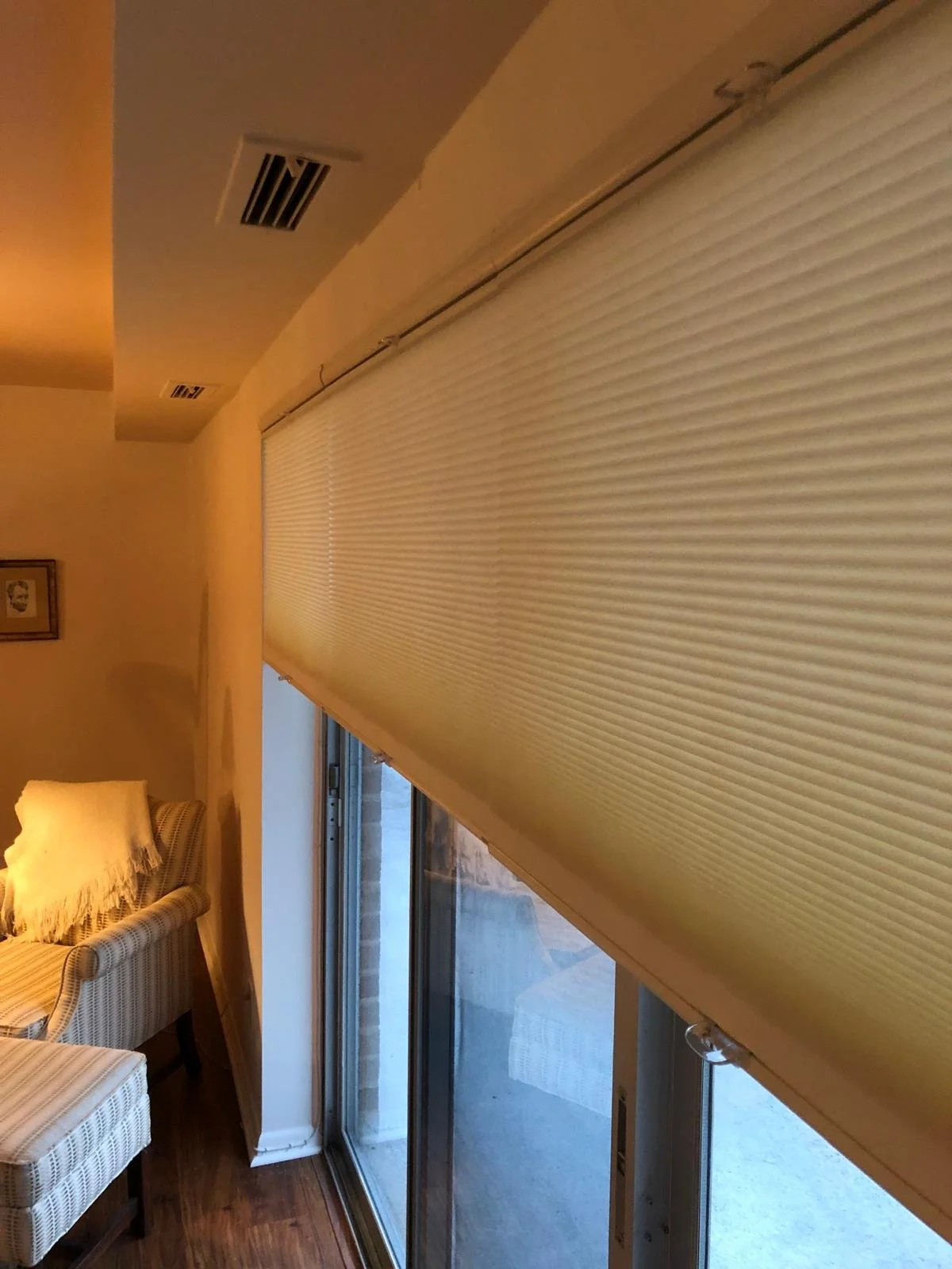 Custom cellular shades installed in a home in Cleveland, Ohio — Rose CWT
