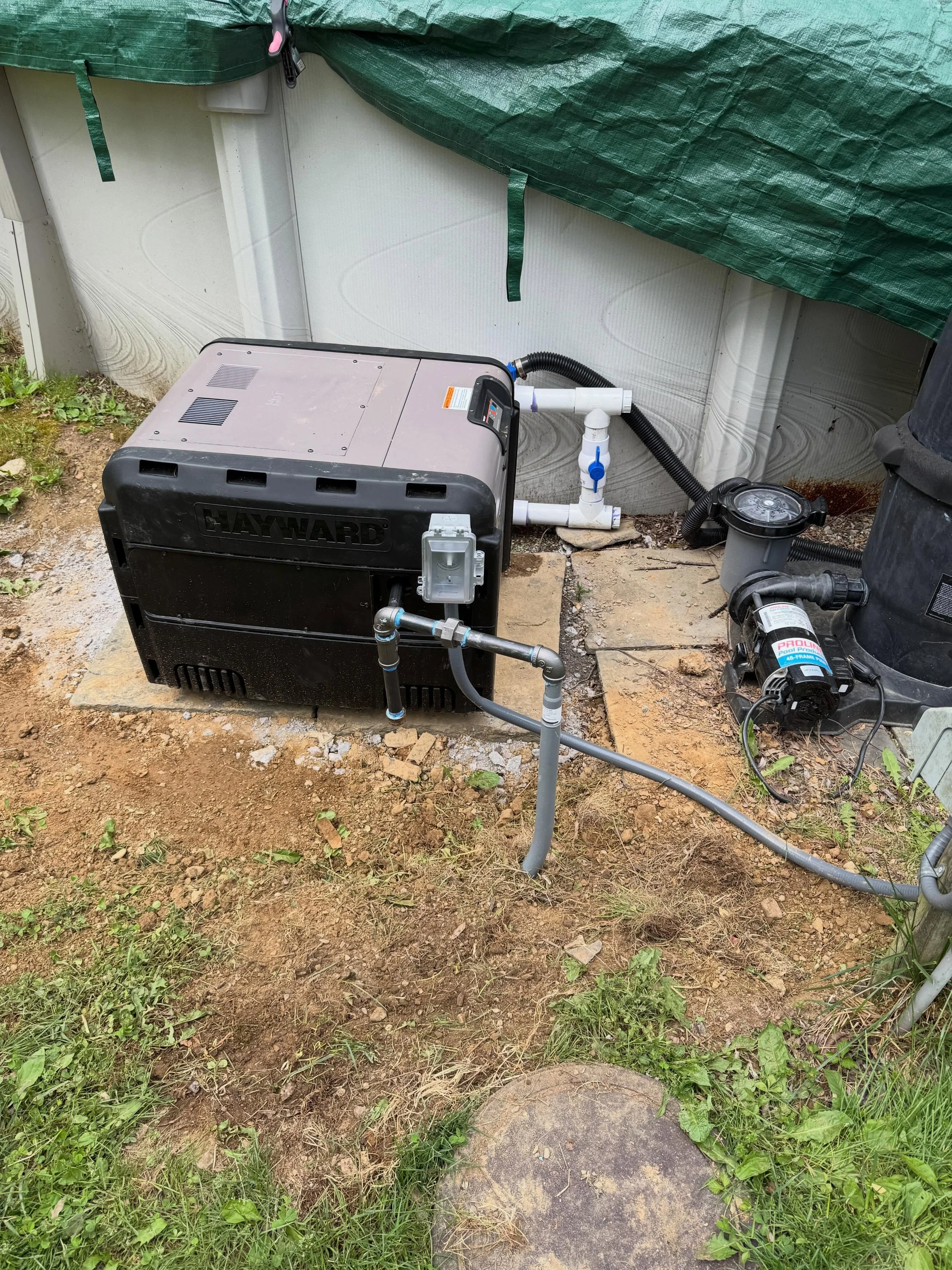 Summer is here, and this customer is ready to enjoy a warm pool all season long!

We completed a new Pool Heater Installation along with a professionally installed underground gas line, delivering safe, reliable fuel to power the new heating system.

