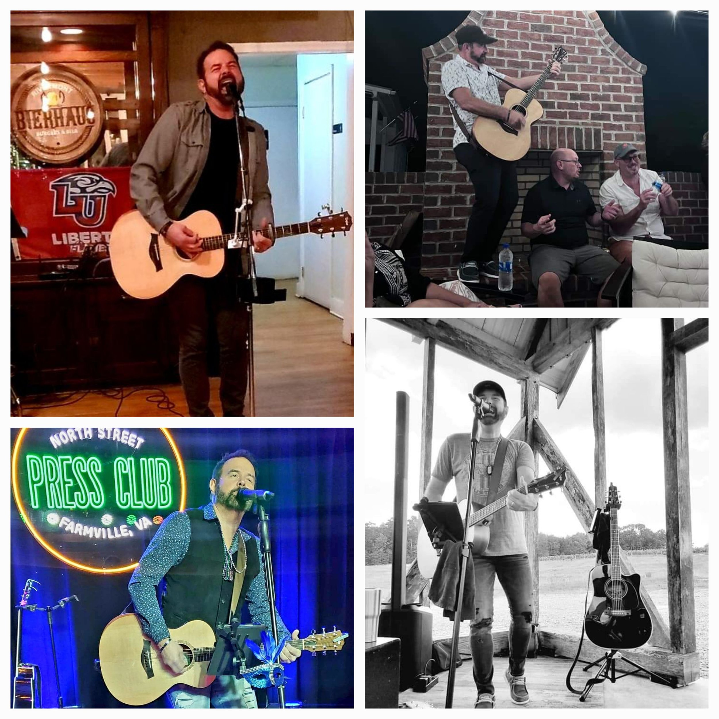 Live music acoustic looping artist Chaz Knapp.